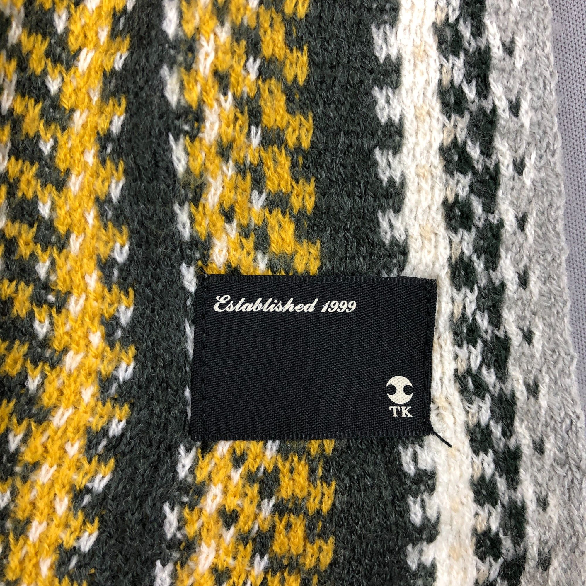 Takeo Kikuchi Vintage Takeo Kikuchi Scarf Muffler Knitted Wool Scarves Size ONE SIZE - 4 Thumbnail