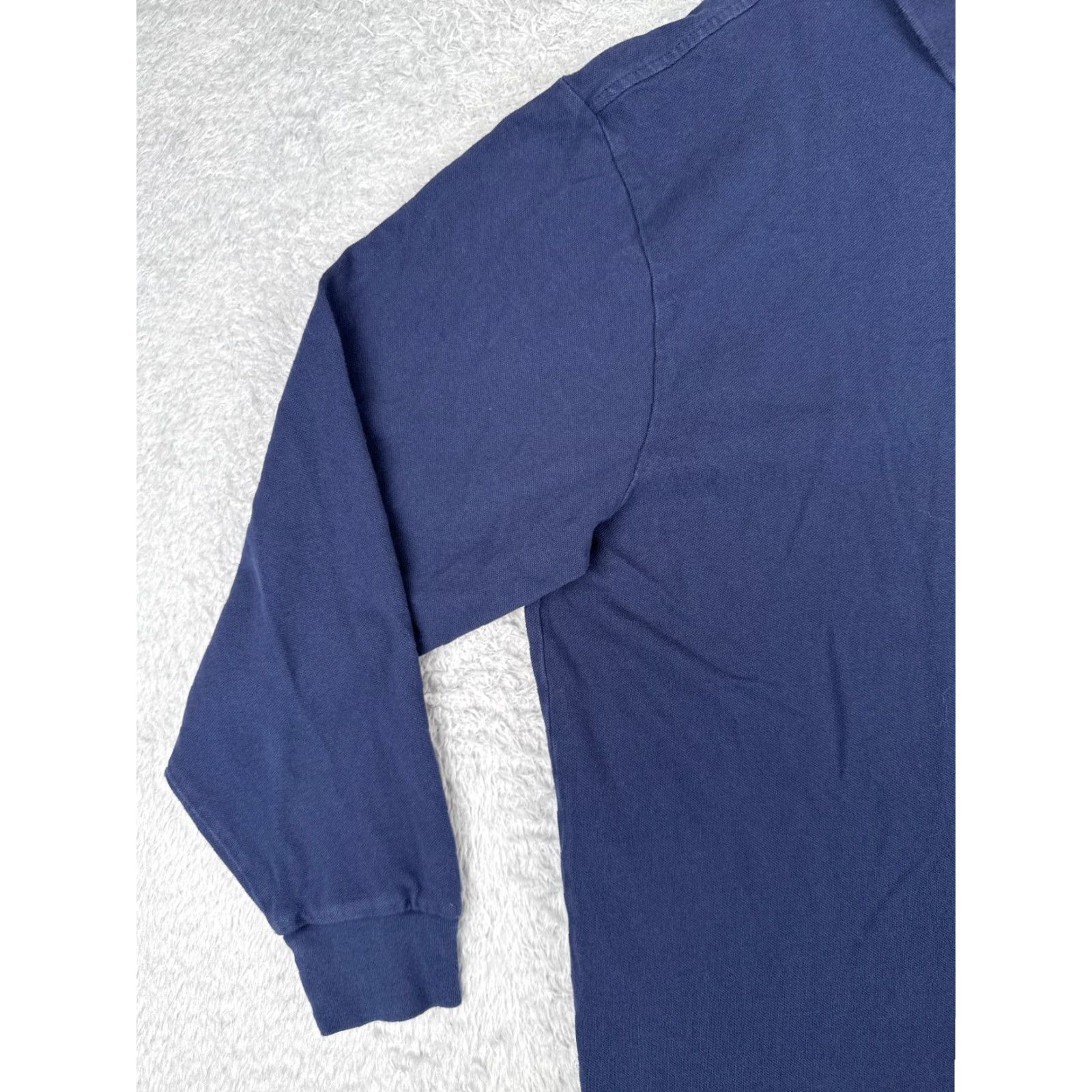 Ralph Lauren Ralph Lauren Polo Shirt Adult Big & Tall 2XL Blue Polo Shirt Jersey Cotton Long Sleeve Men 100% Cotton Polo Size US XXL / EU 58 / 5 - 3 Thumbnail