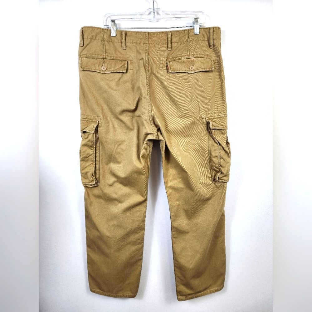 Levi's Levi's Khaki 100% Cotton Cargo Pants, sz 36 x 30 Size US 36 / EU 52 - 3 Thumbnail