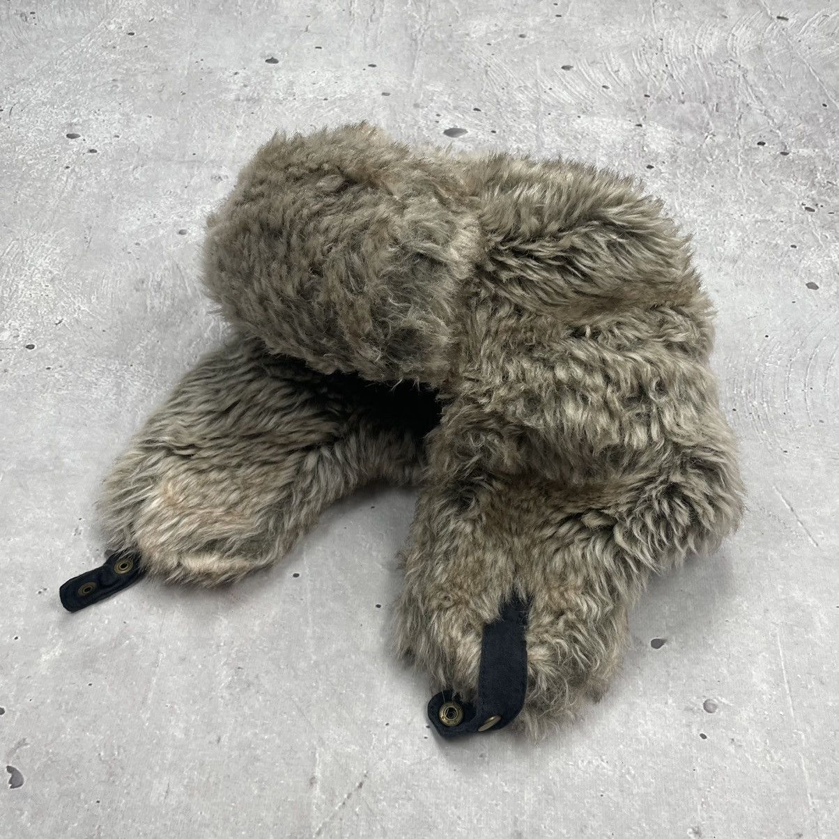 Japanese Brand × Vintage Vintage Y2K USHANKA Mohair Fuzzy 90’s Hat Asap Rocky Stule Size ONE SIZE - 5 Thumbnail