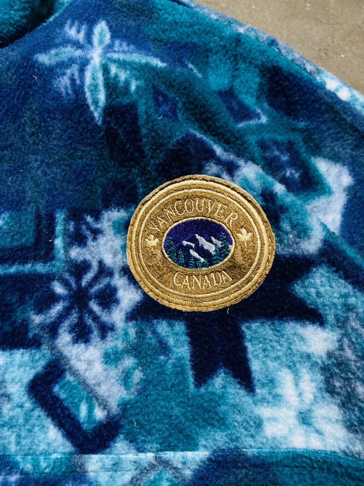 Crash Vancouver Vintage Vancouver Canada Half Snap Buttons Fleece Size US XL / EU 56 / 4 - 9 Thumbnail
