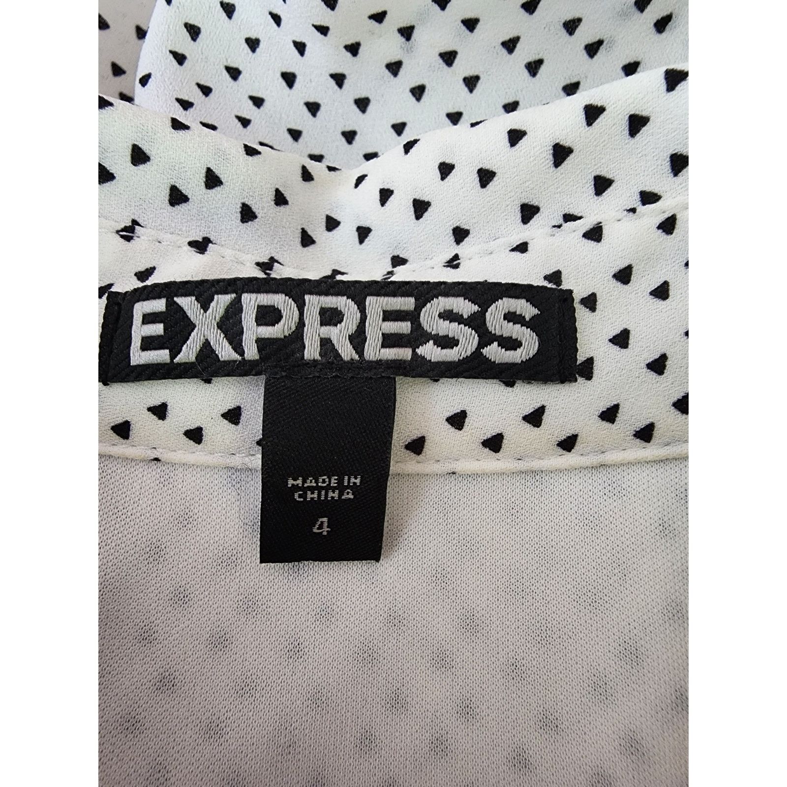 Express Express Womens White Collared Halter Dress Size 4 Size S / US 4 / IT 40 - 5 Thumbnail