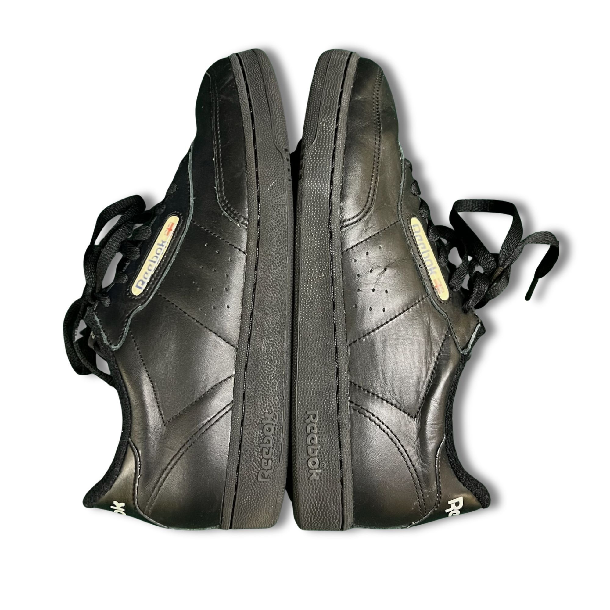 Reebok Reebok Club C 85 Sneakers Size 9 Black Leather Shoes Made In Size US 9 / EU 42 - 4 Thumbnail