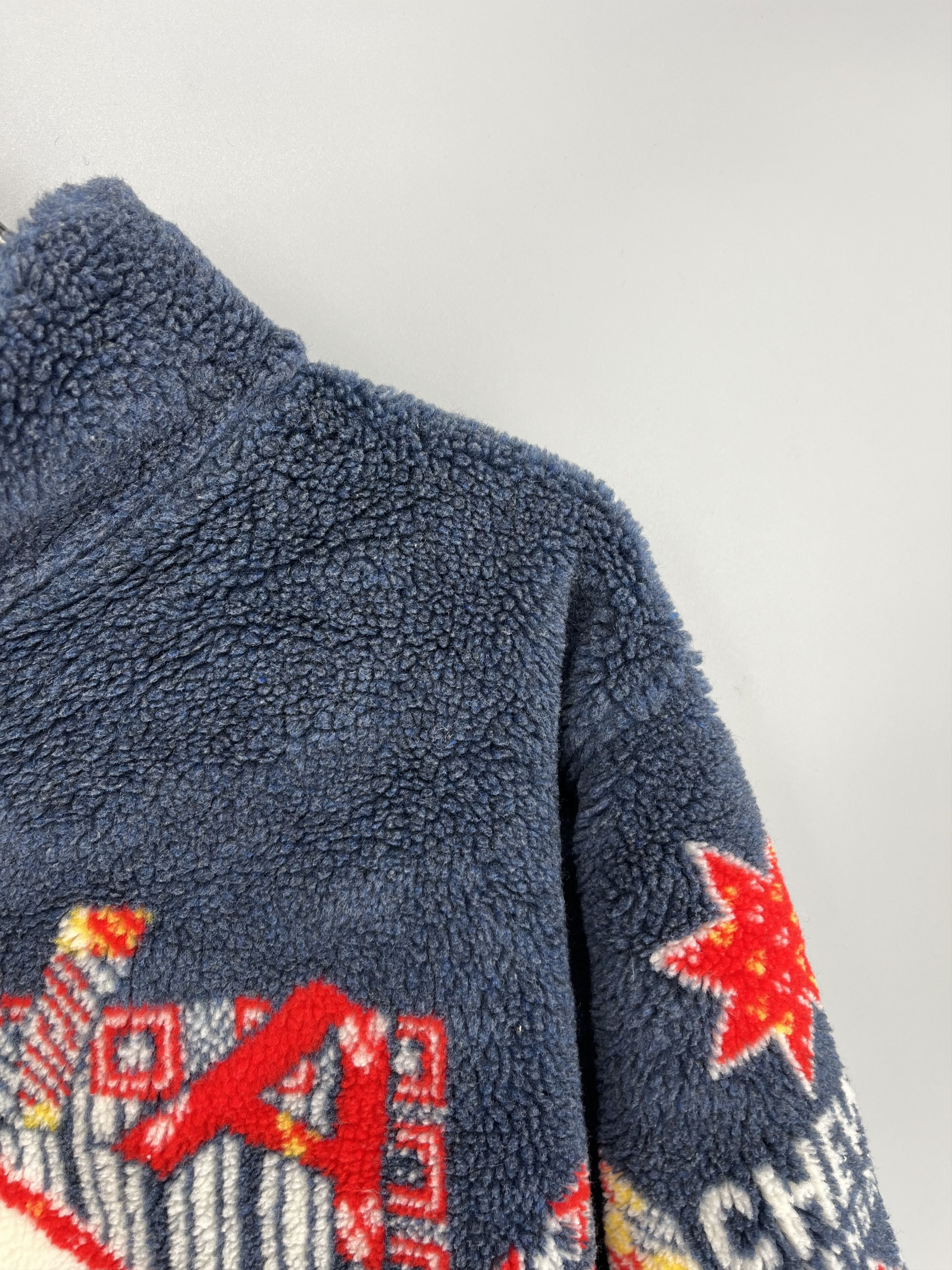 Vintage Vintage 90s Chewan Traditional Handcraft Fleece Sweater Size US L / EU 52-54 / 3 - 8 Thumbnail