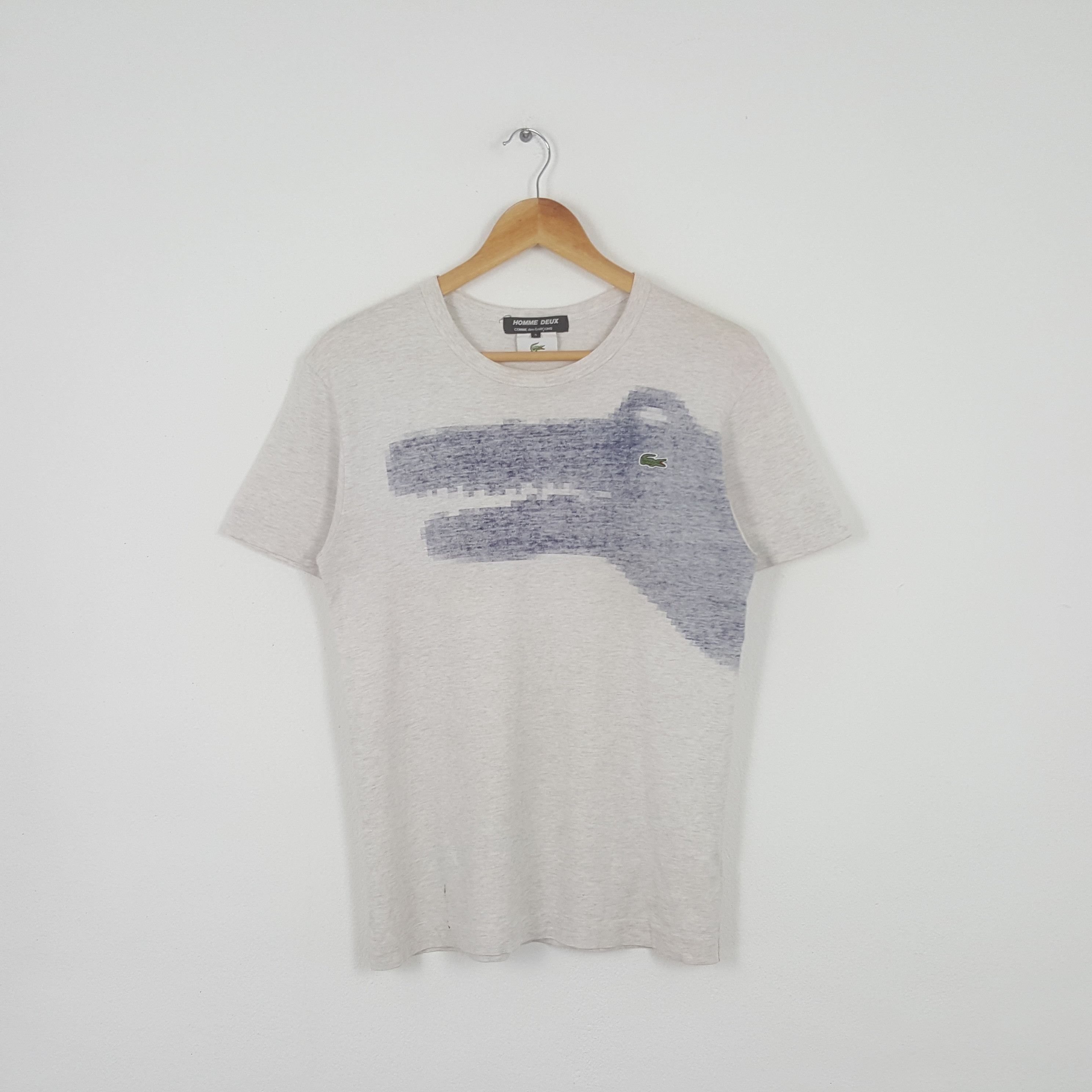 Vintage Comme des Garcons X Lacoste Japanese Brand Tshirt