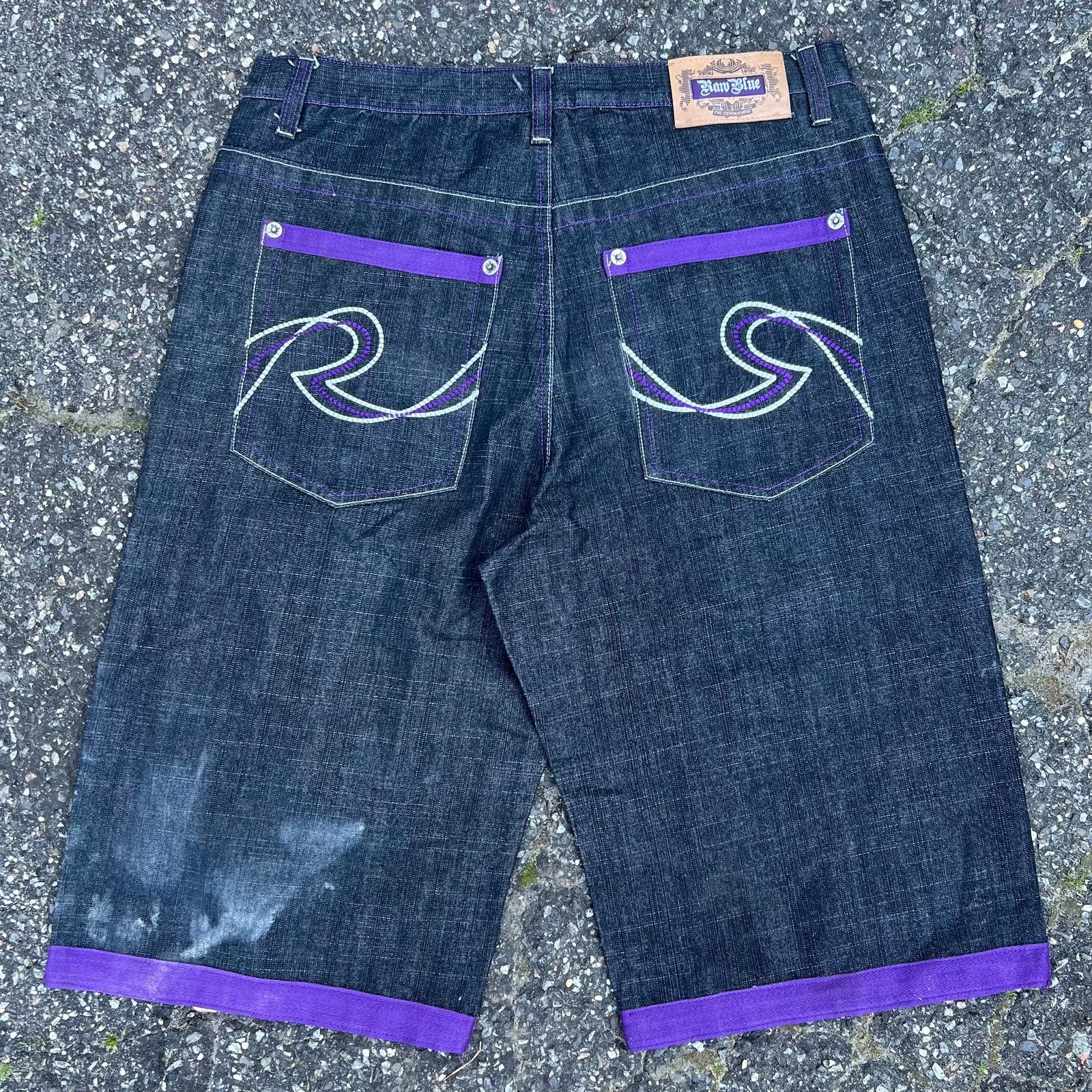Raw Blue Jorts | Grailed