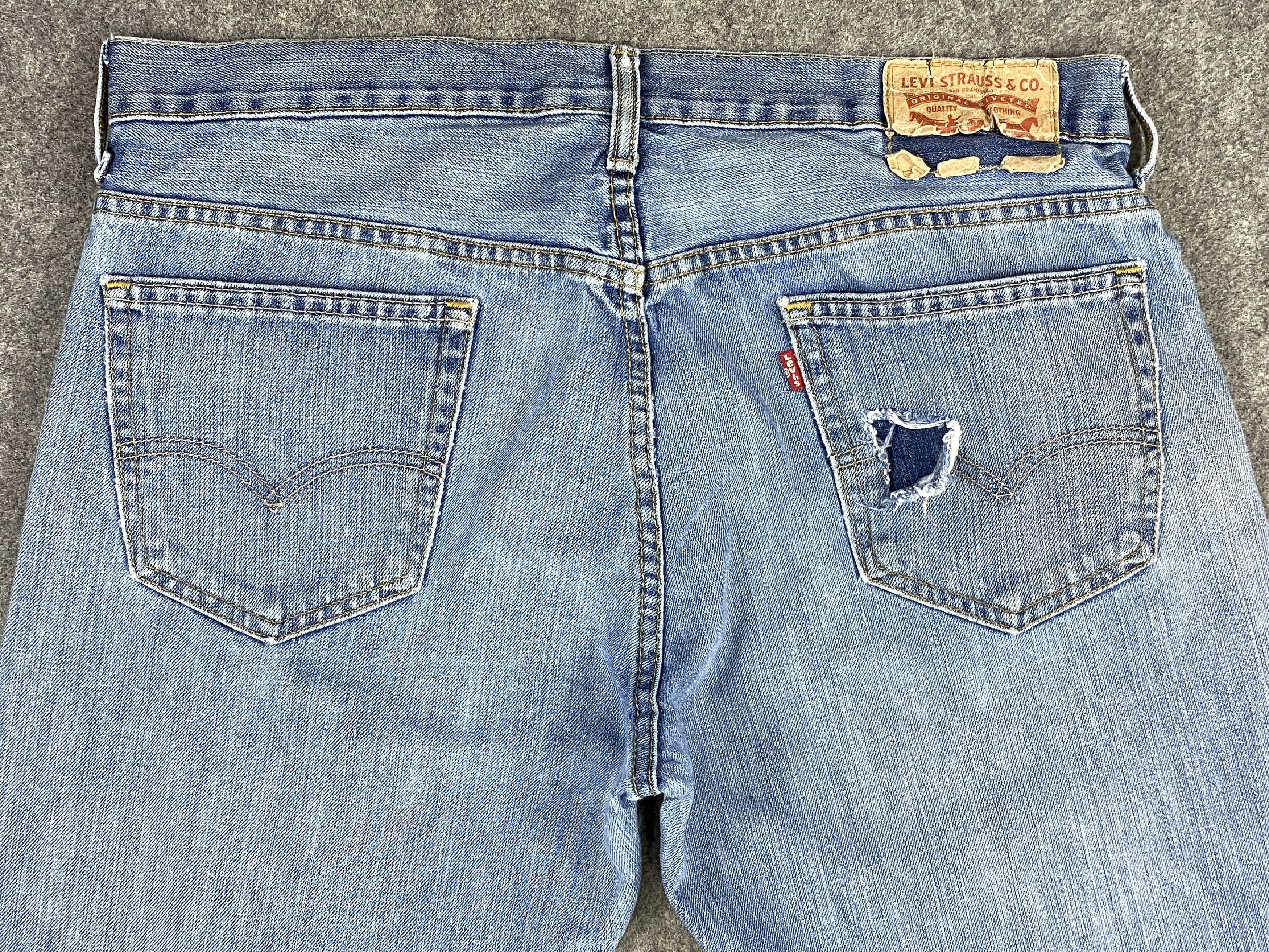 Levi's Blue Wash Vintage Levi's 569 Jeans 36x30 Denim JN1735 Size US 36 / EU 52 - 4 Thumbnail