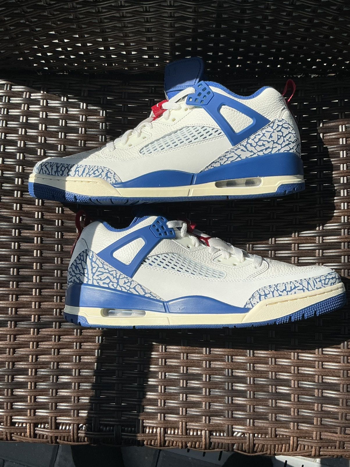 Jordan Brand Air Jordan Spizike Low Sail Storm Blue 12M Size US 12 / EU 45 - 6 Thumbnail