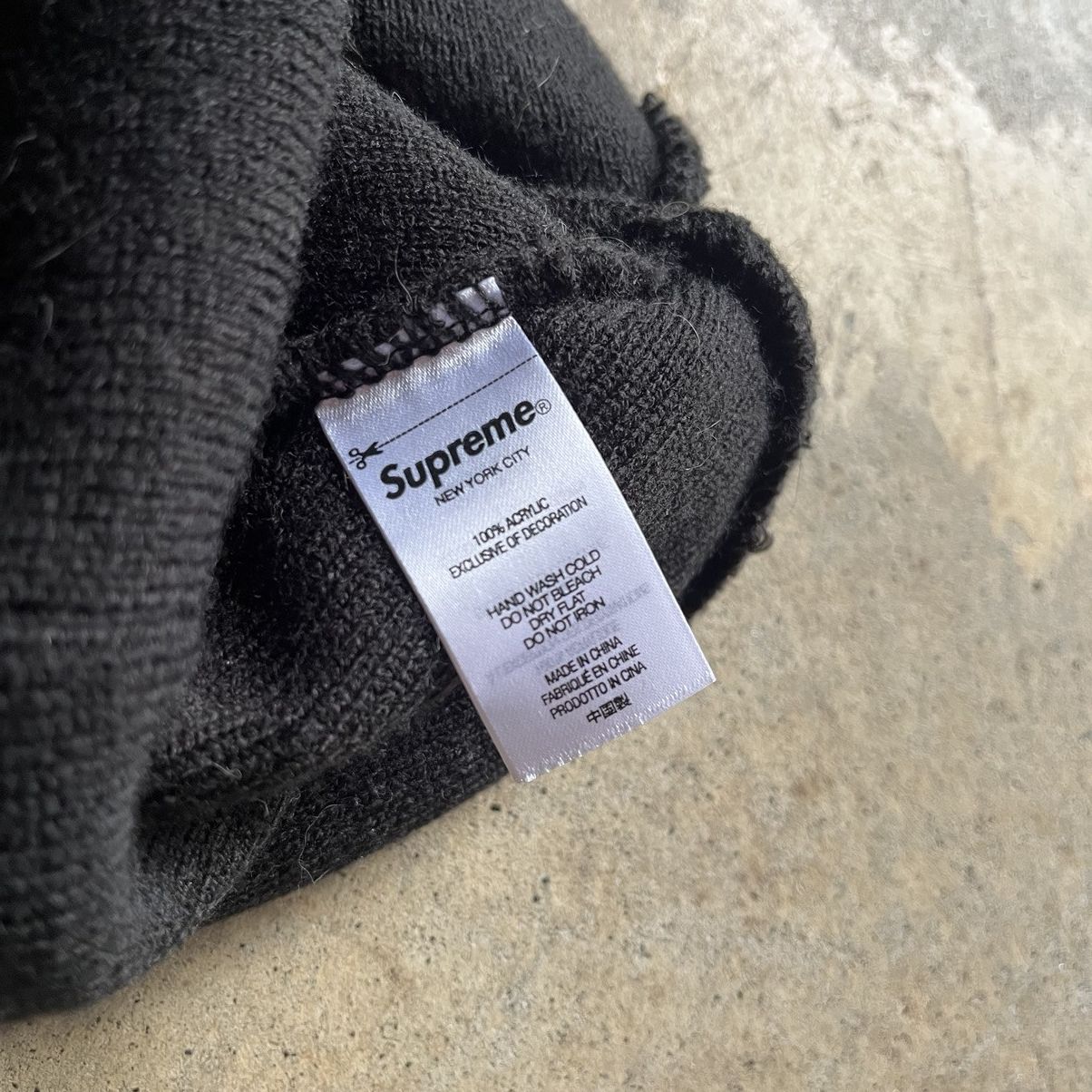 Supreme FW21 Supreme Icon Embroidered Skater Grunge Punk Emo Beanie