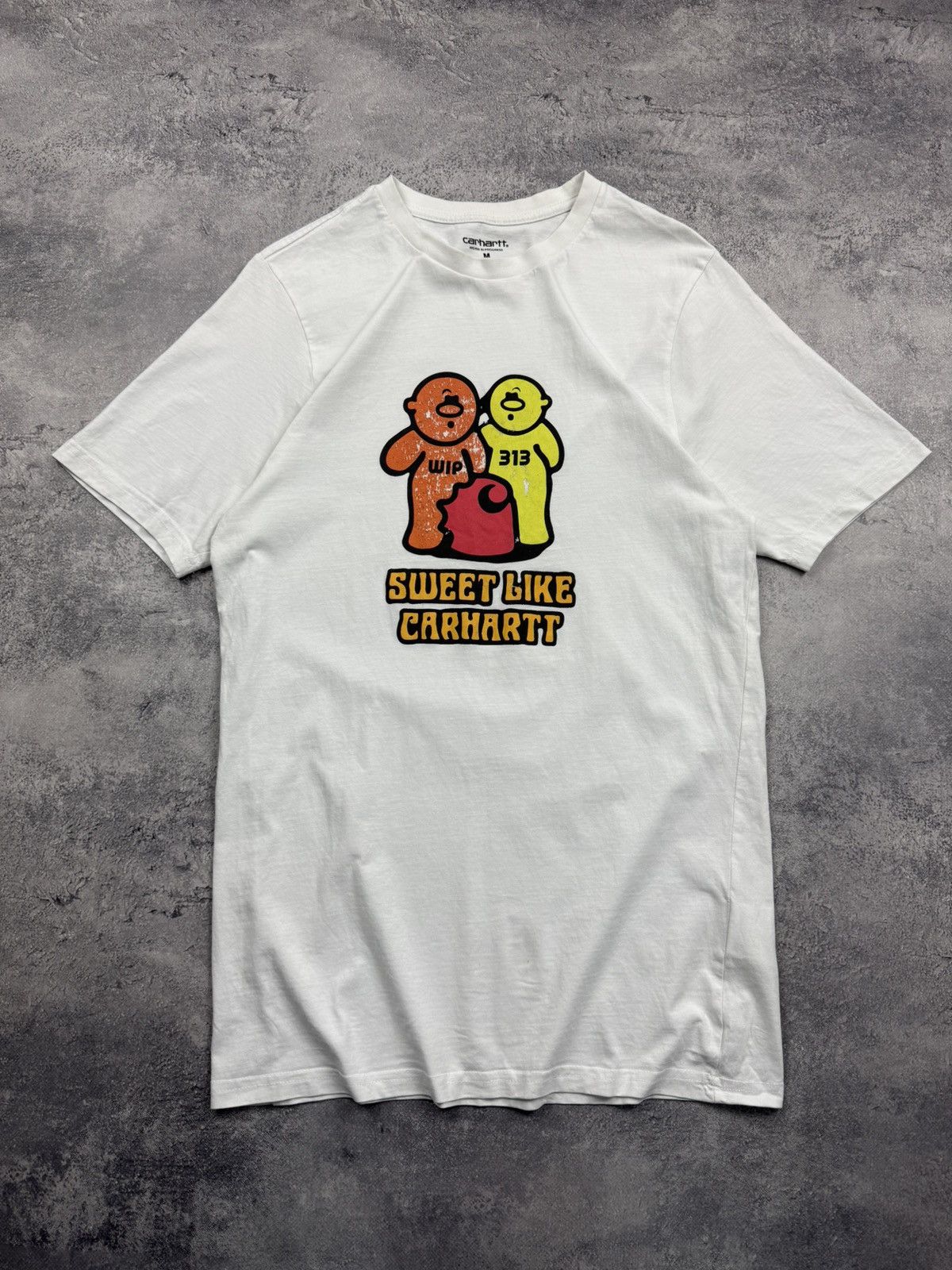 Carhartt Wip Carhartt WIP Big Logo T-Shirt White Tee Y2K Streetwear Skate Size US M / EU 48-50 / 2 - 2 Thumbnail
