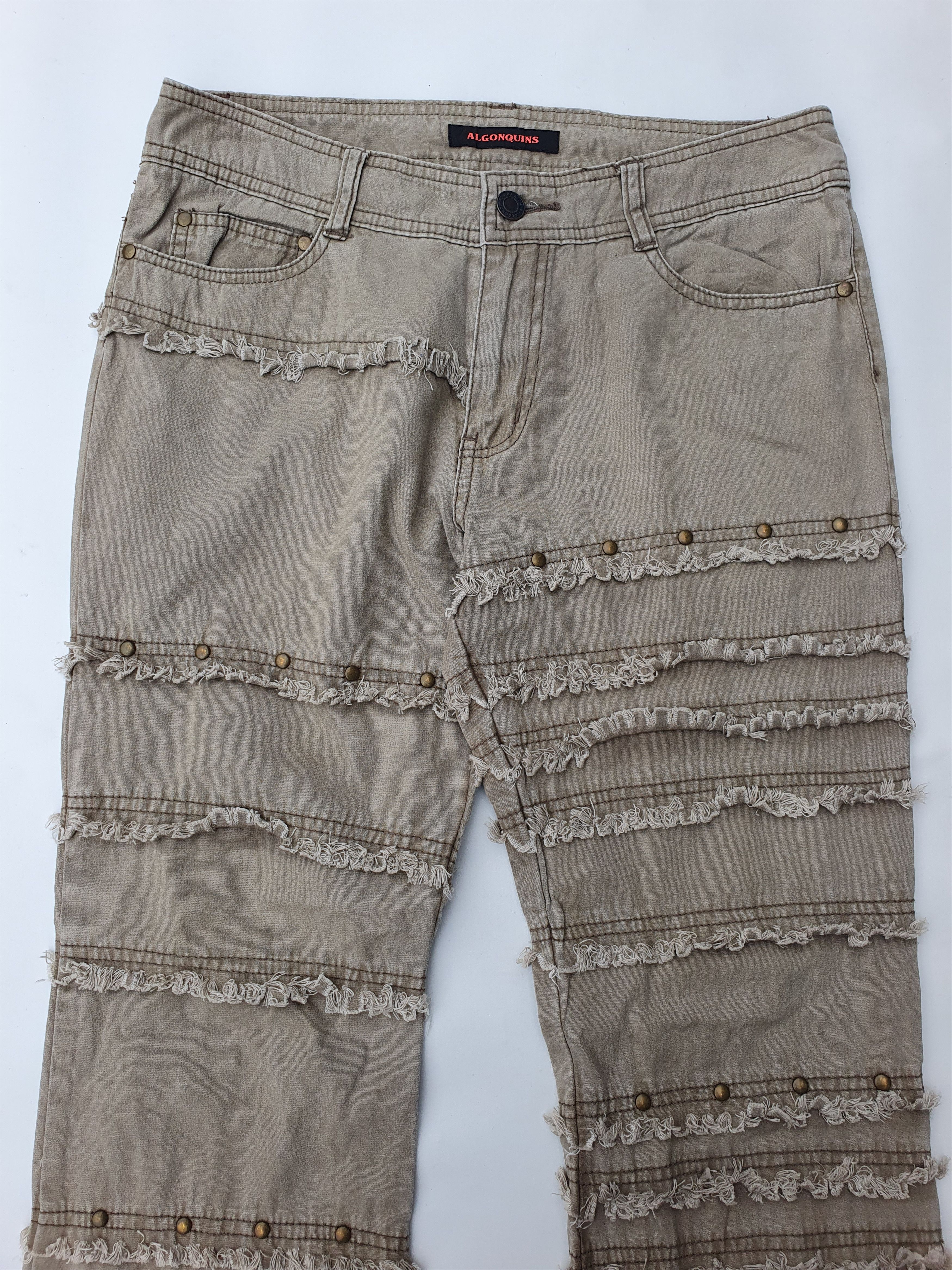 Japanese Brand ALGONQUINS hagi flared pants Size US 30 / EU 46 - 6 Thumbnail