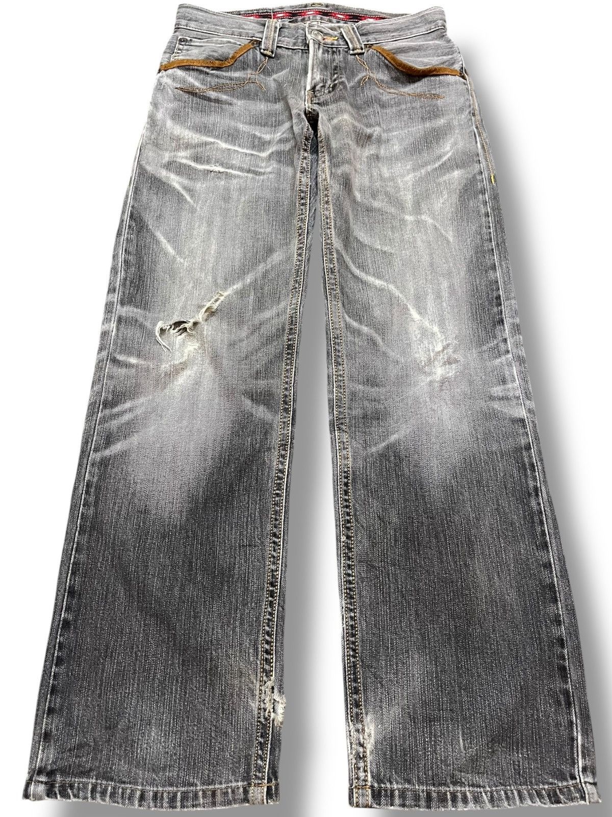 Edwin Vintage Edwin Exclusive Vintage Faded Distressed Denim Size US 30 / EU 46 - 1 Thumbnail