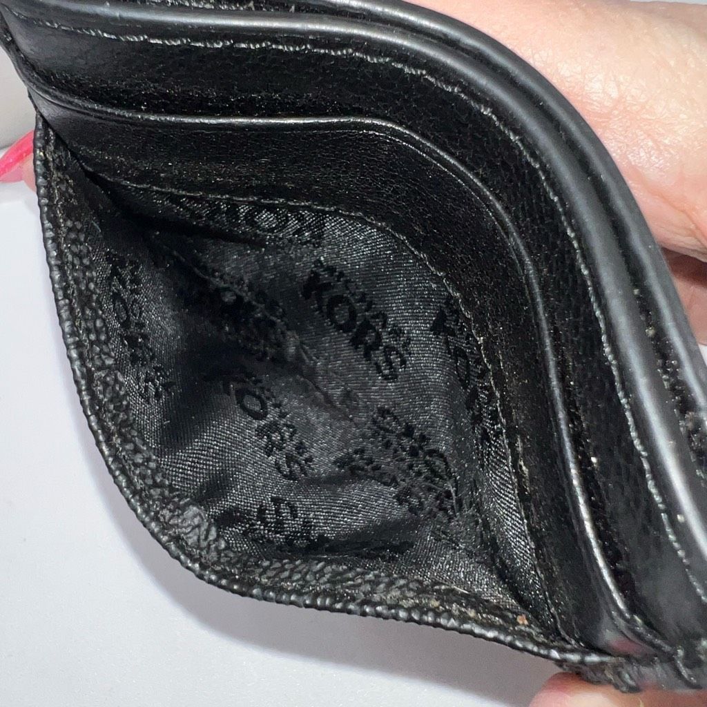 Michael Kors Michael Kors Black Leather Card Case Size ONE SIZE - 4 Thumbnail