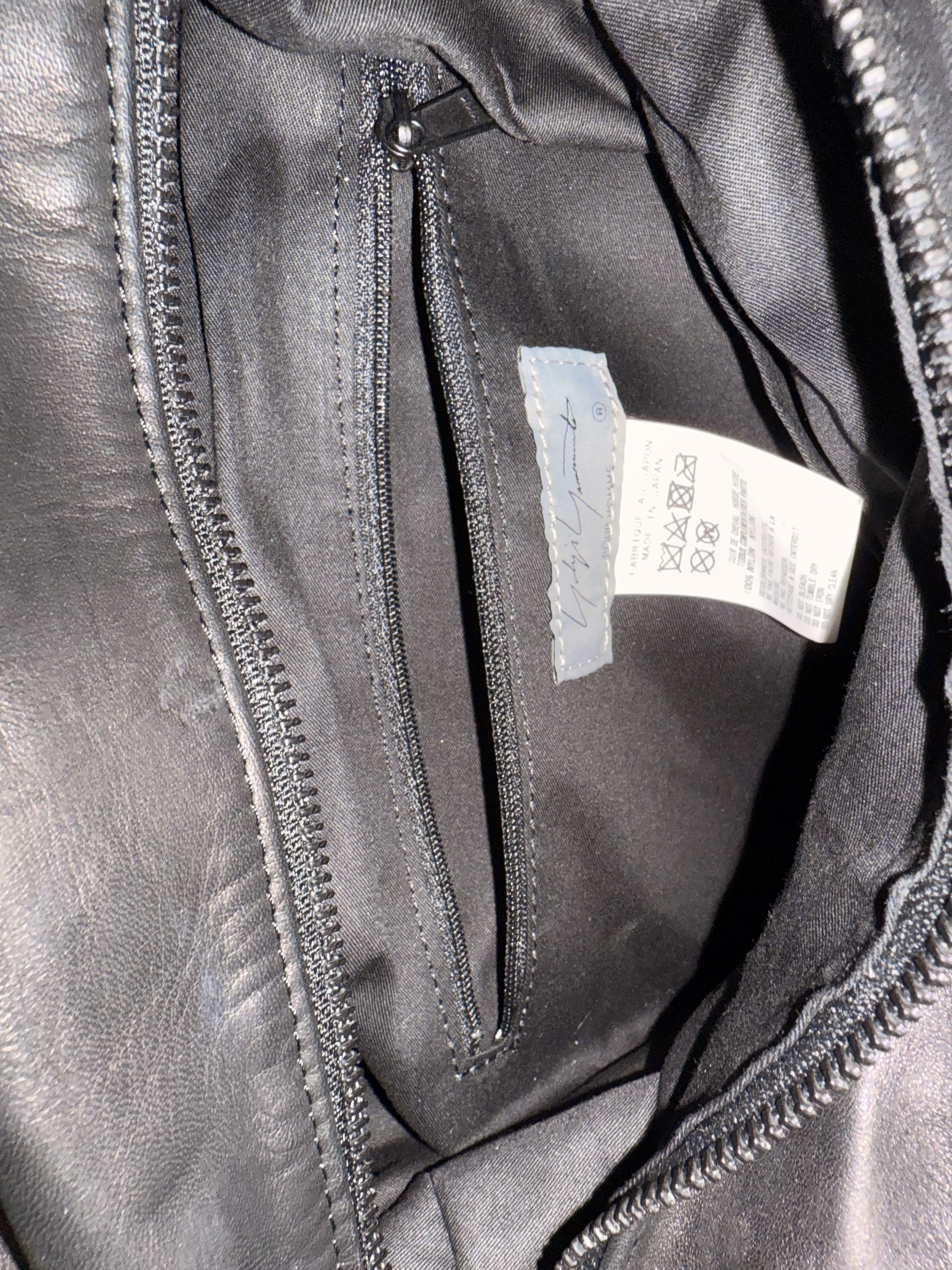 Yohji Yamamoto Horse Leather Multiple-Pocket Backpack Size ONE SIZE - 16 Thumbnail