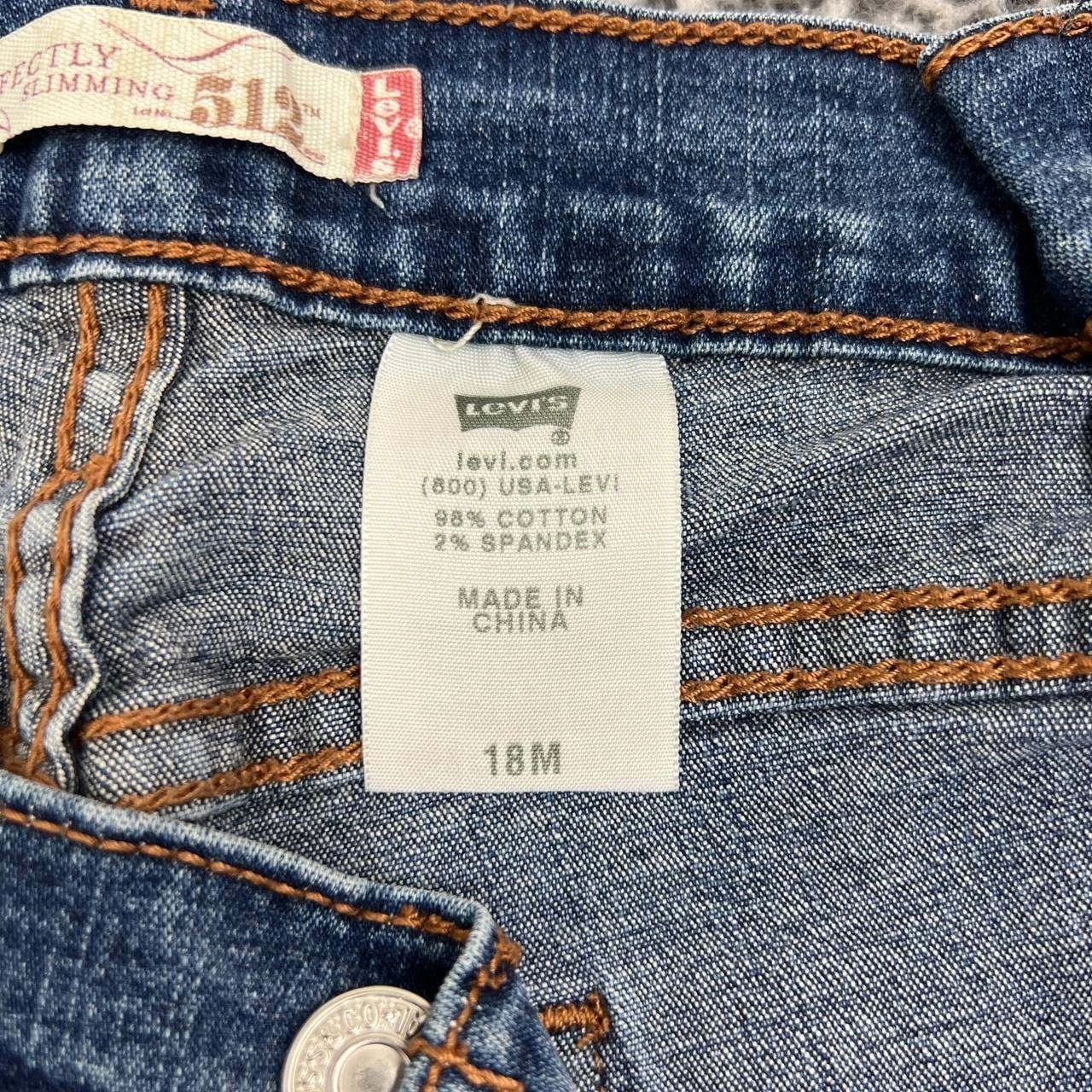 Levi's Levi's 512 Jeans Women 18M Denim Pants Straight Adult 34x27 Size 34" / US 12 / IT 48 - 8 Thumbnail