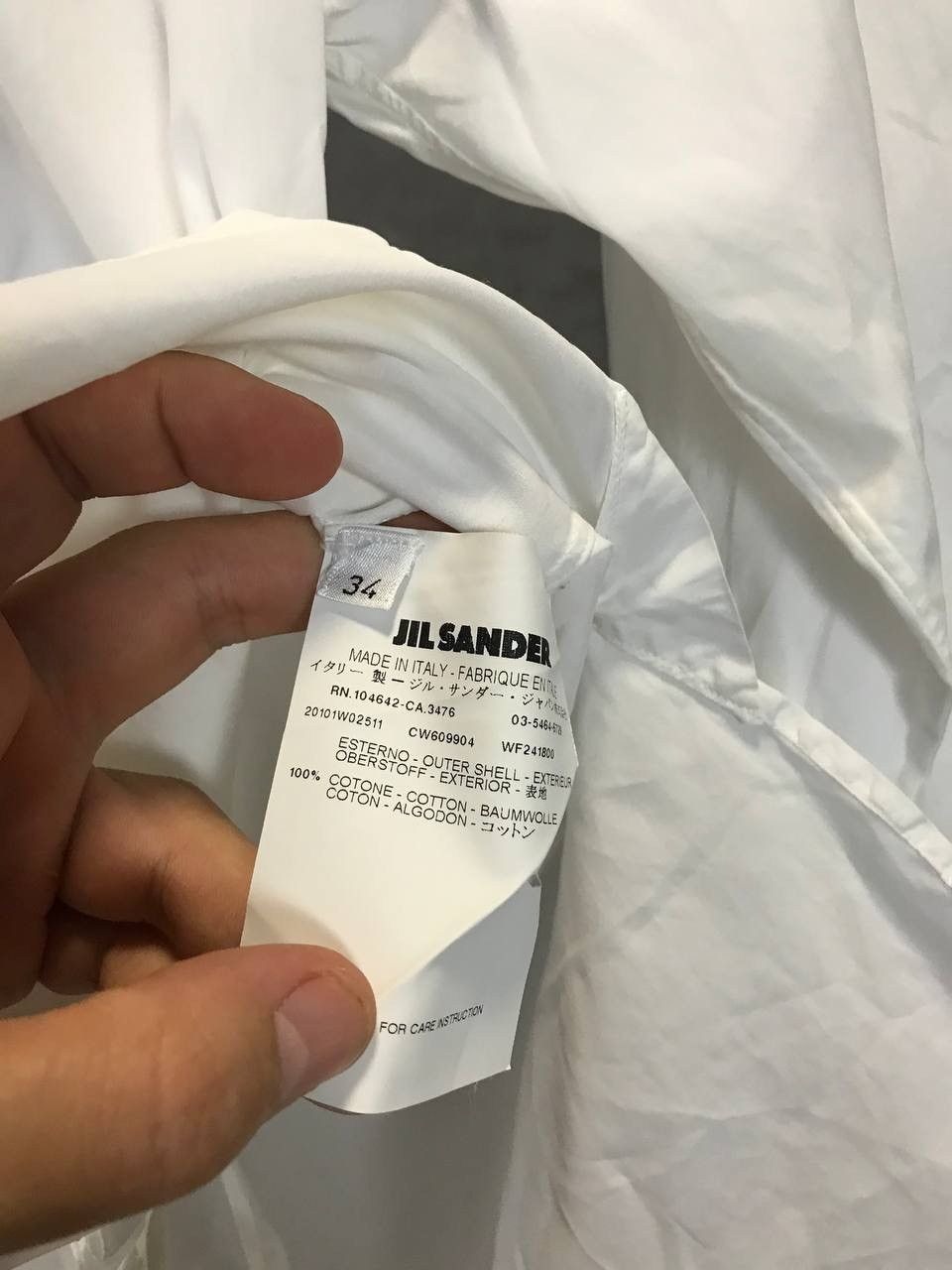 Jil Sander 2x Jil Sander luxury designer shirt Size XS / US 0-2 / IT 36-38 - 17 Thumbnail