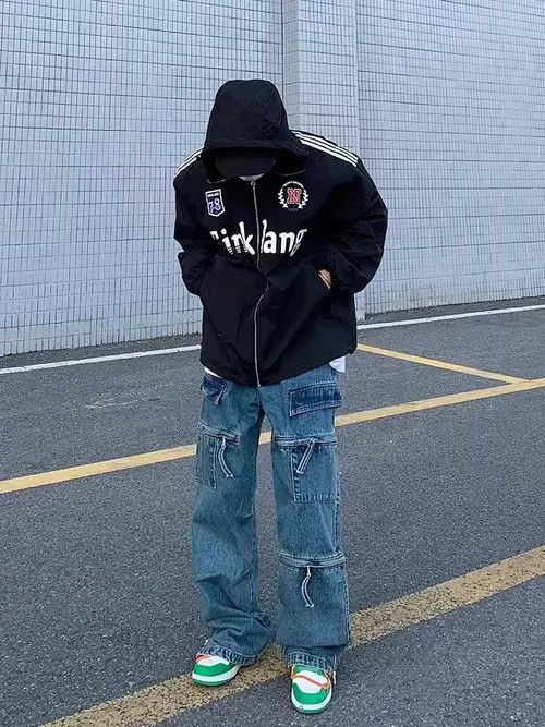 VIBE High street multi-pocket zipper work jeans Size US 30 / EU 46 - 3 Thumbnail