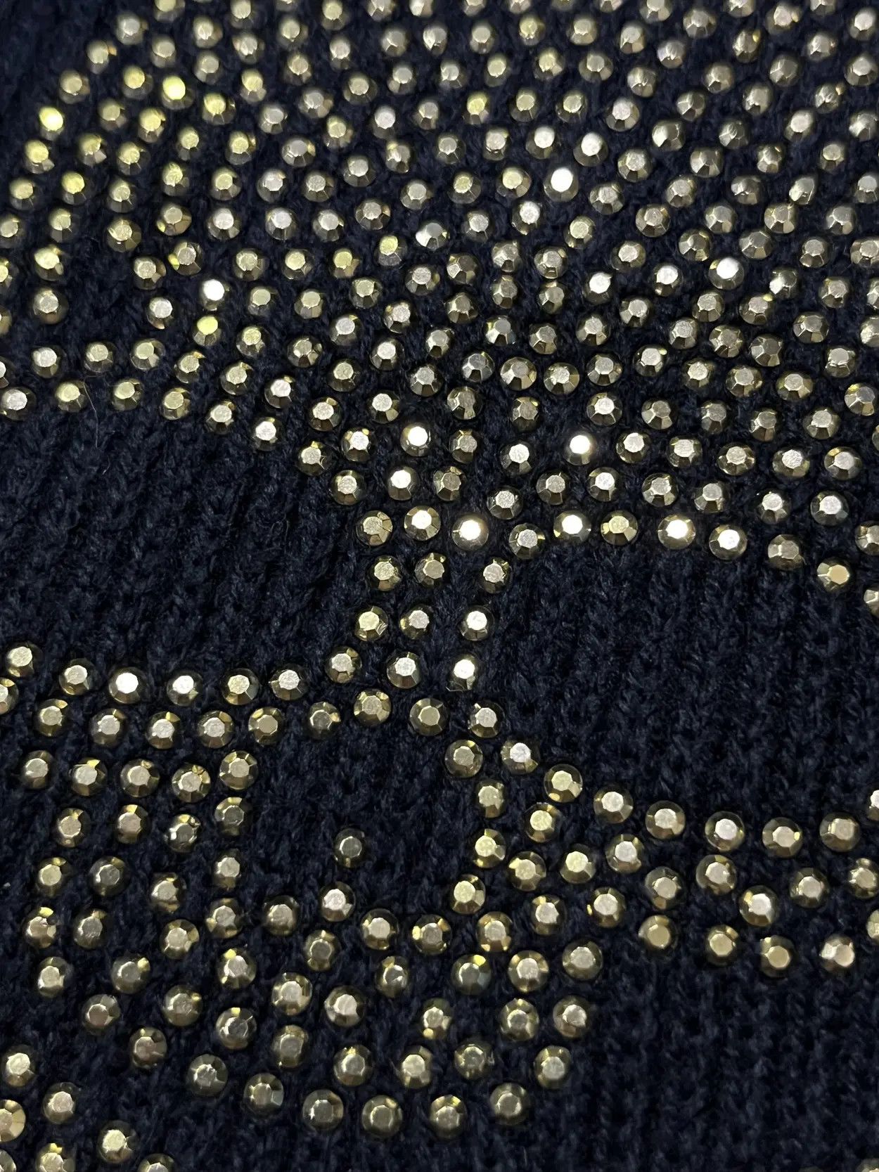 Japanese Brand 💀✨Vintage Punk Rhinestone Skull Beanie Chrome Hearts Vibe Size ONE SIZE - 6 Thumbnail