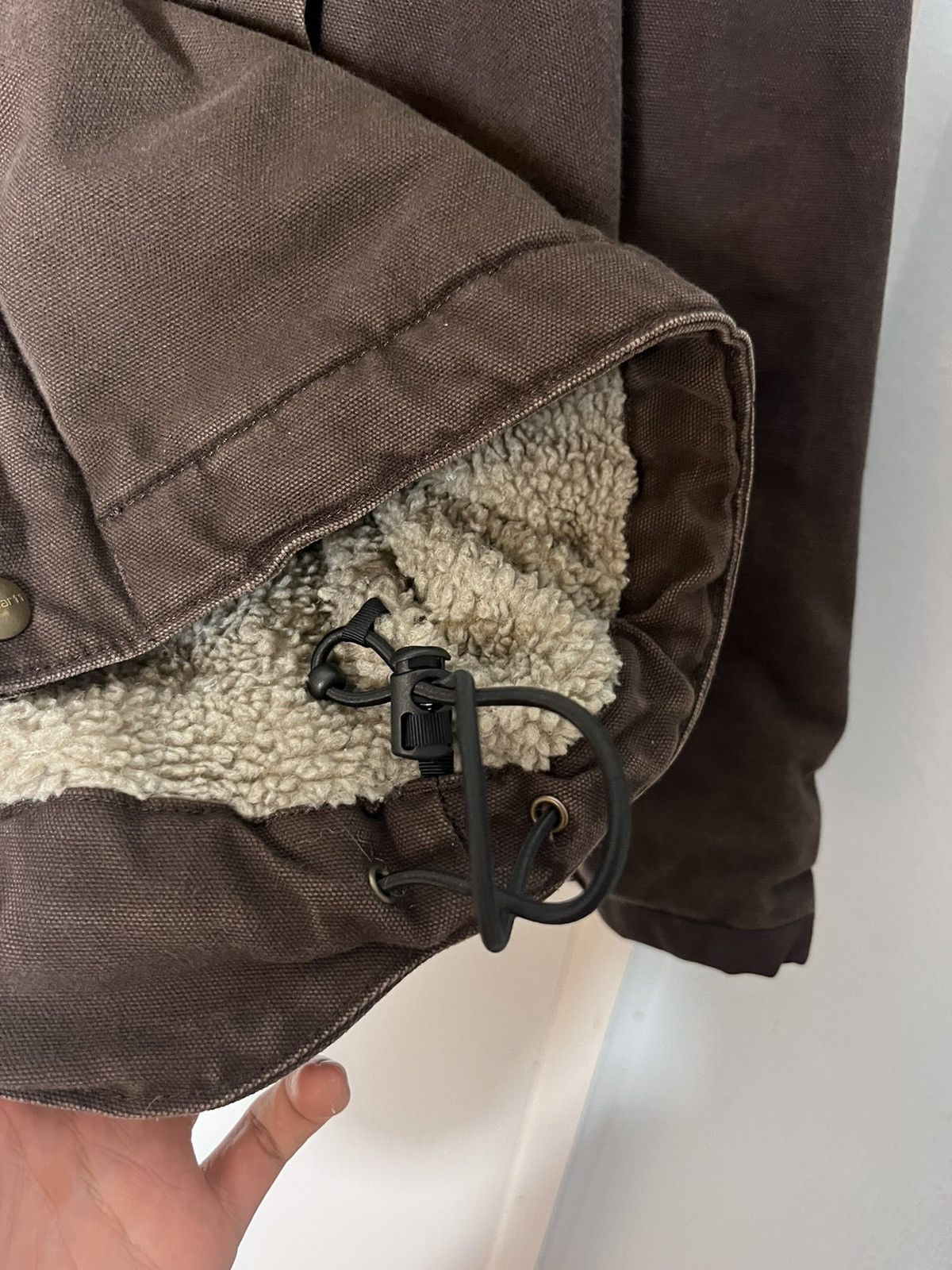 Carhartt × Carhartt Wip × Vintage Carhartt Sherpa Hoodie Size US XL / EU 56 / 4 - 6 Thumbnail