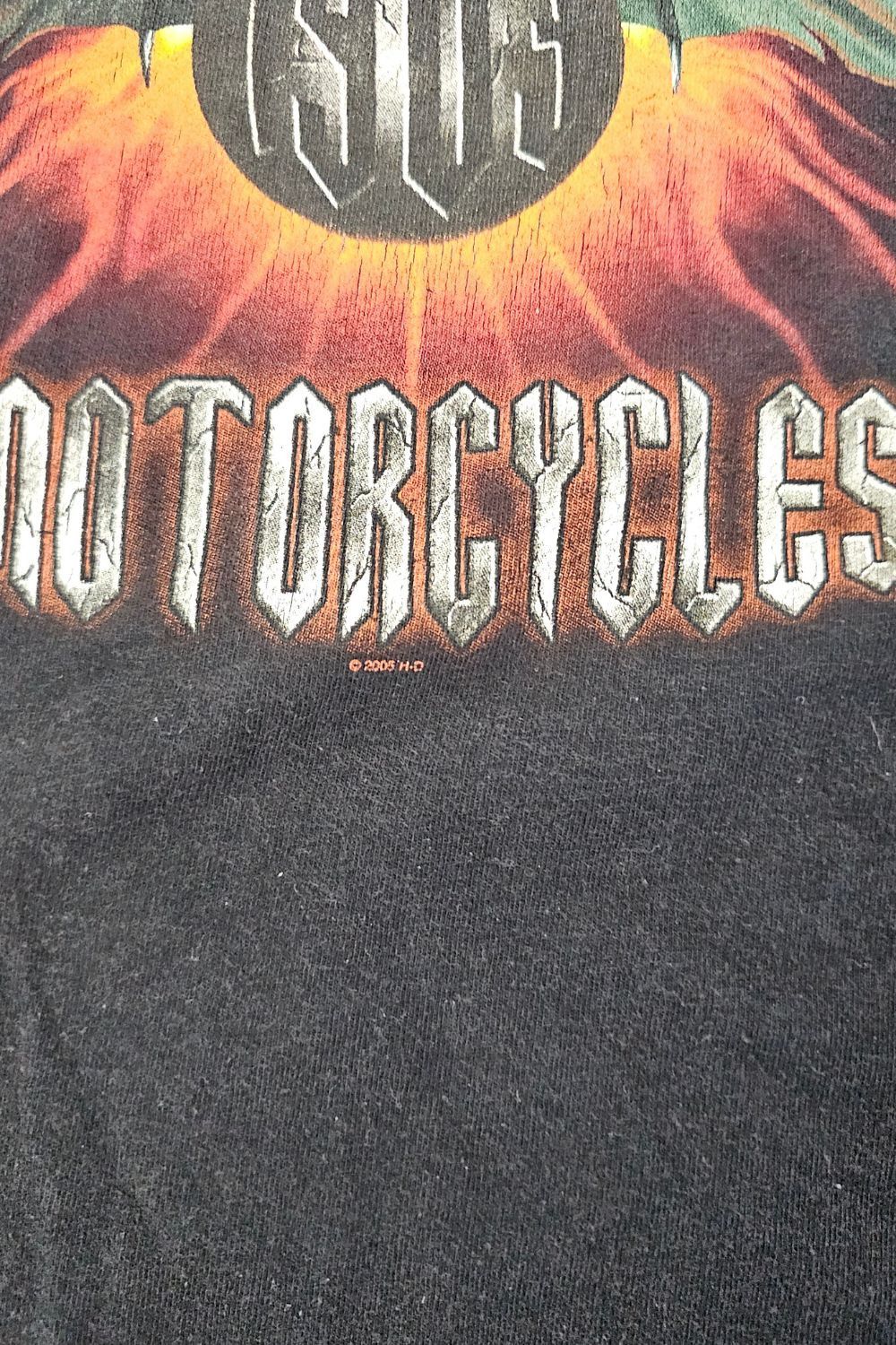 Harley Davidson 2005 Harley-Davidson “Solar Bat-Wing” Tee - Spain (USA-Made) Size US M / EU 48-50 / 2 - 4 Thumbnail