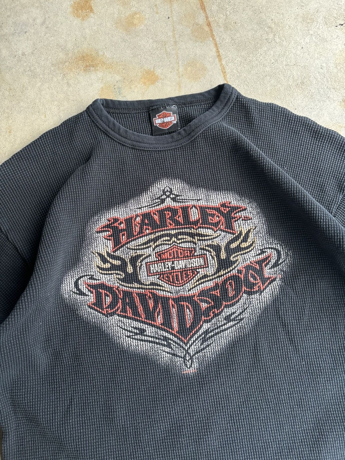 Other Crazy 2004 Harley Davidson Tribal Thermal Boxy Fit Liner Size US XL / EU 56 / 4 - 5 Thumbnail