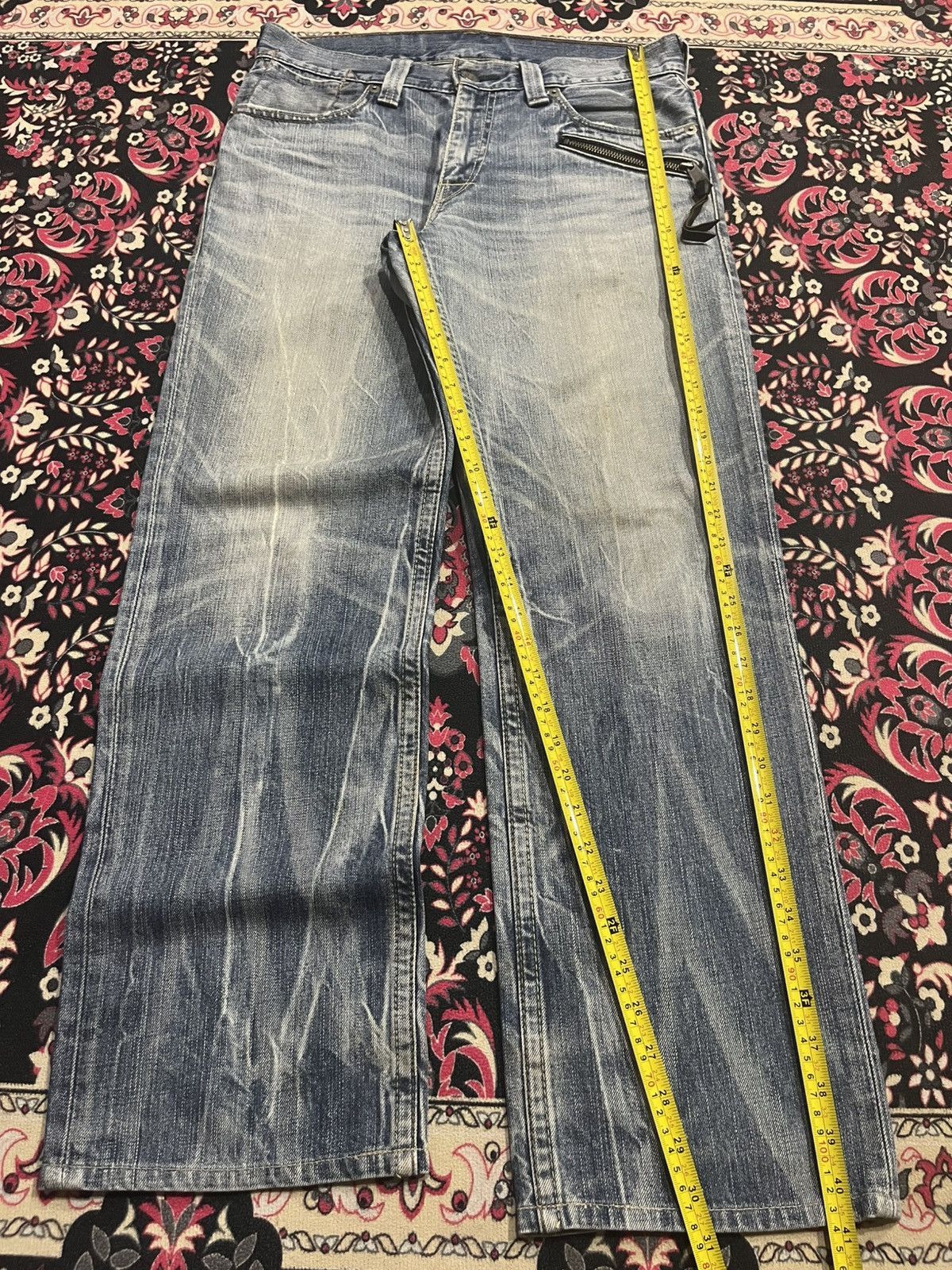 Levi's ⚡️Loose Fit⚡️Vintage Levi’s 502 Blue Faded Washed Smokey Jeans Size US 34 / EU 50 - 12 Thumbnail