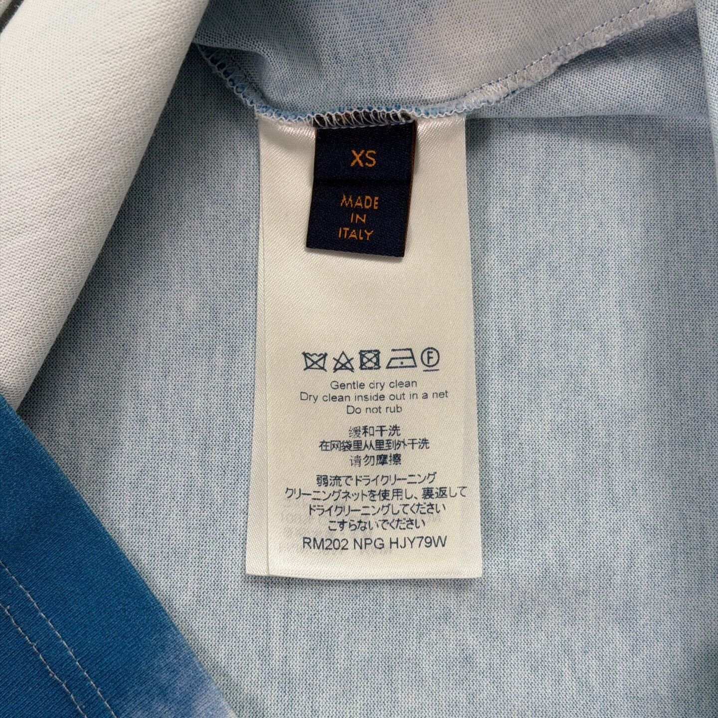 Louis Vuitton LV Blue & White Cloud short sleeve tee XS like new Size US XS / EU 42 / 0 - 4 Thumbnail