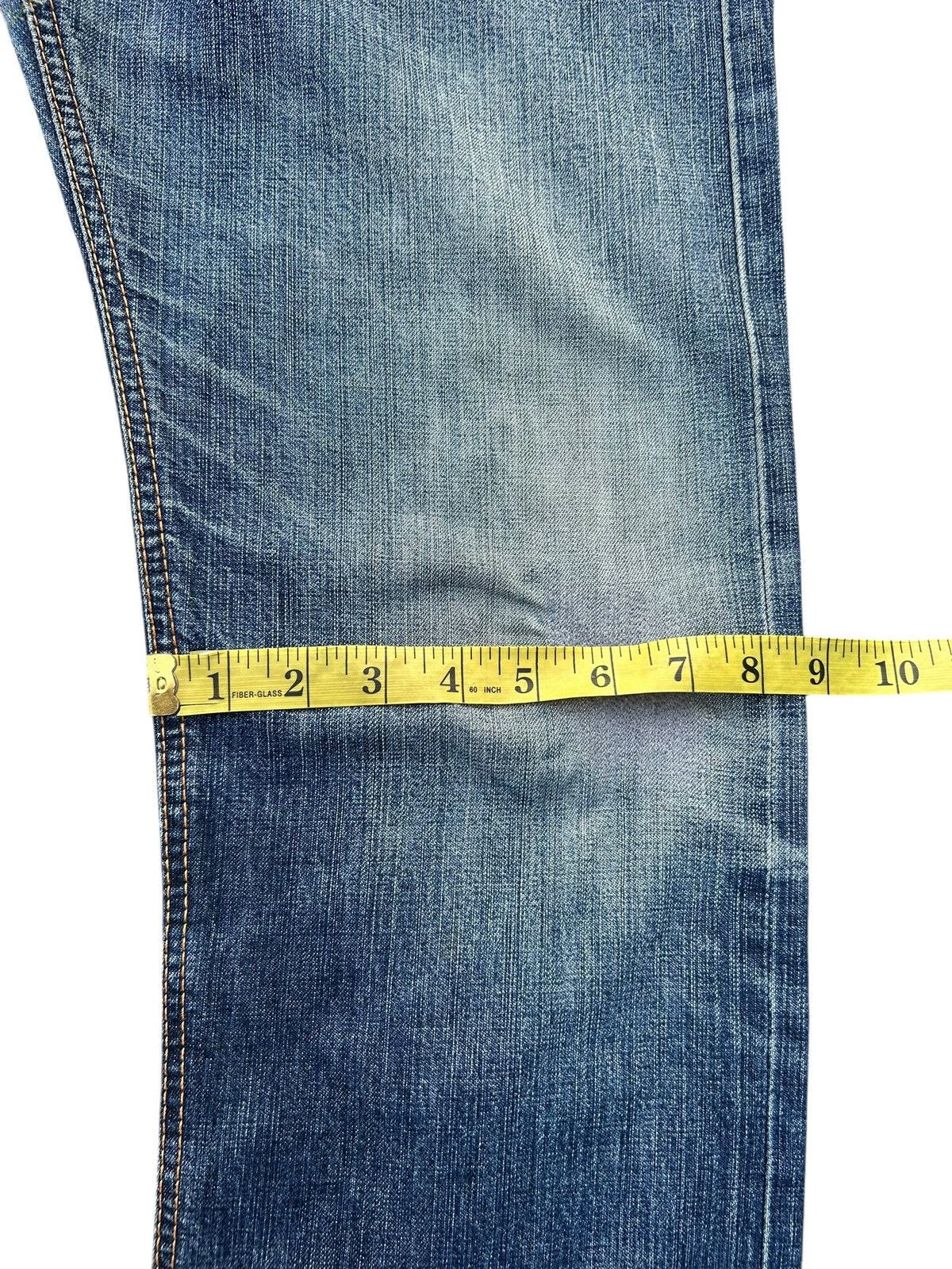 Kapital Vintage Edwin 505 Selvedge Buckle Back Distressed Denim Jean Size US 36 / EU 52 - 20 Thumbnail