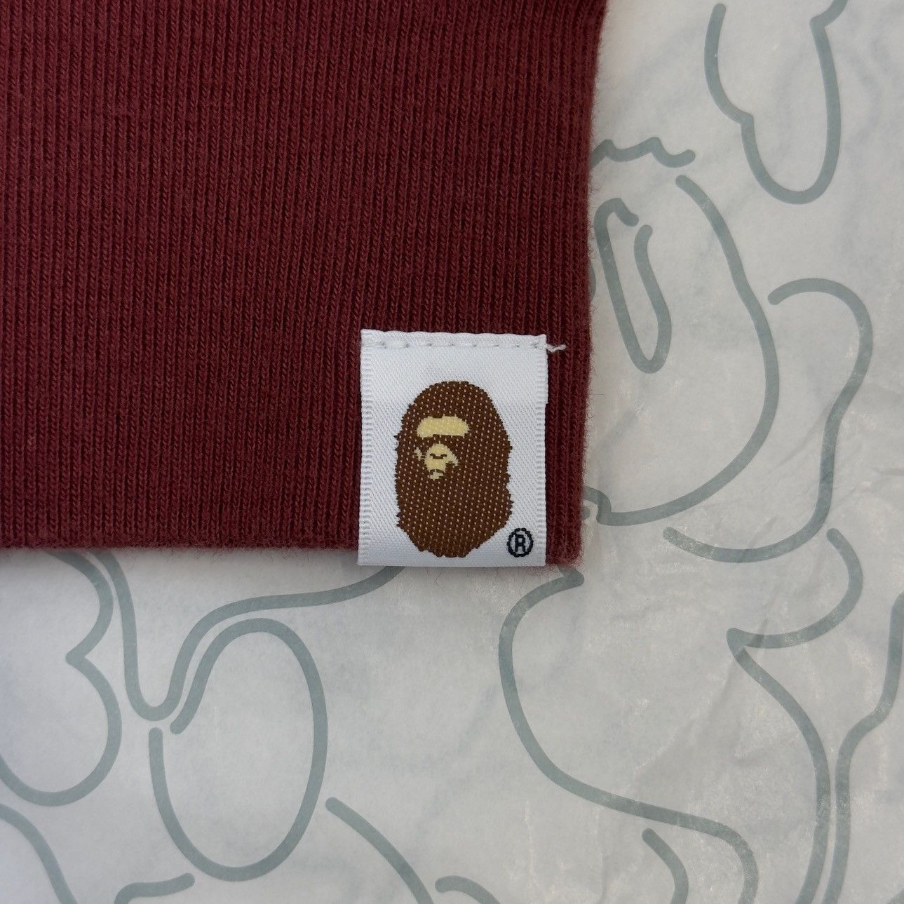 Bape Bape Bapesta Crewneck Burgundy 2022 Size US L / EU 52-54 / 3 - 9 Thumbnail