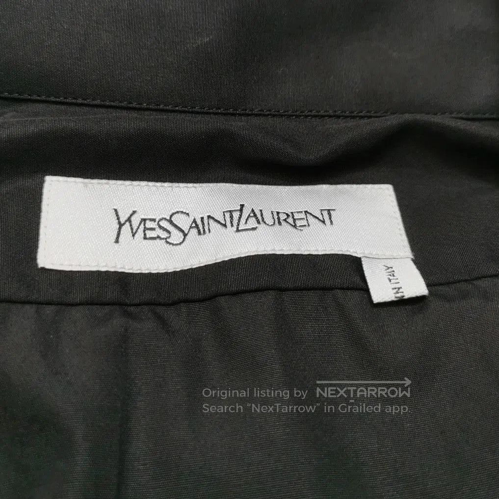 Saint Laurent Paris Saint Laurent XS Cotton-Linen Collared Coat. Size US M / EU 48-50 / 2 - 4 Thumbnail