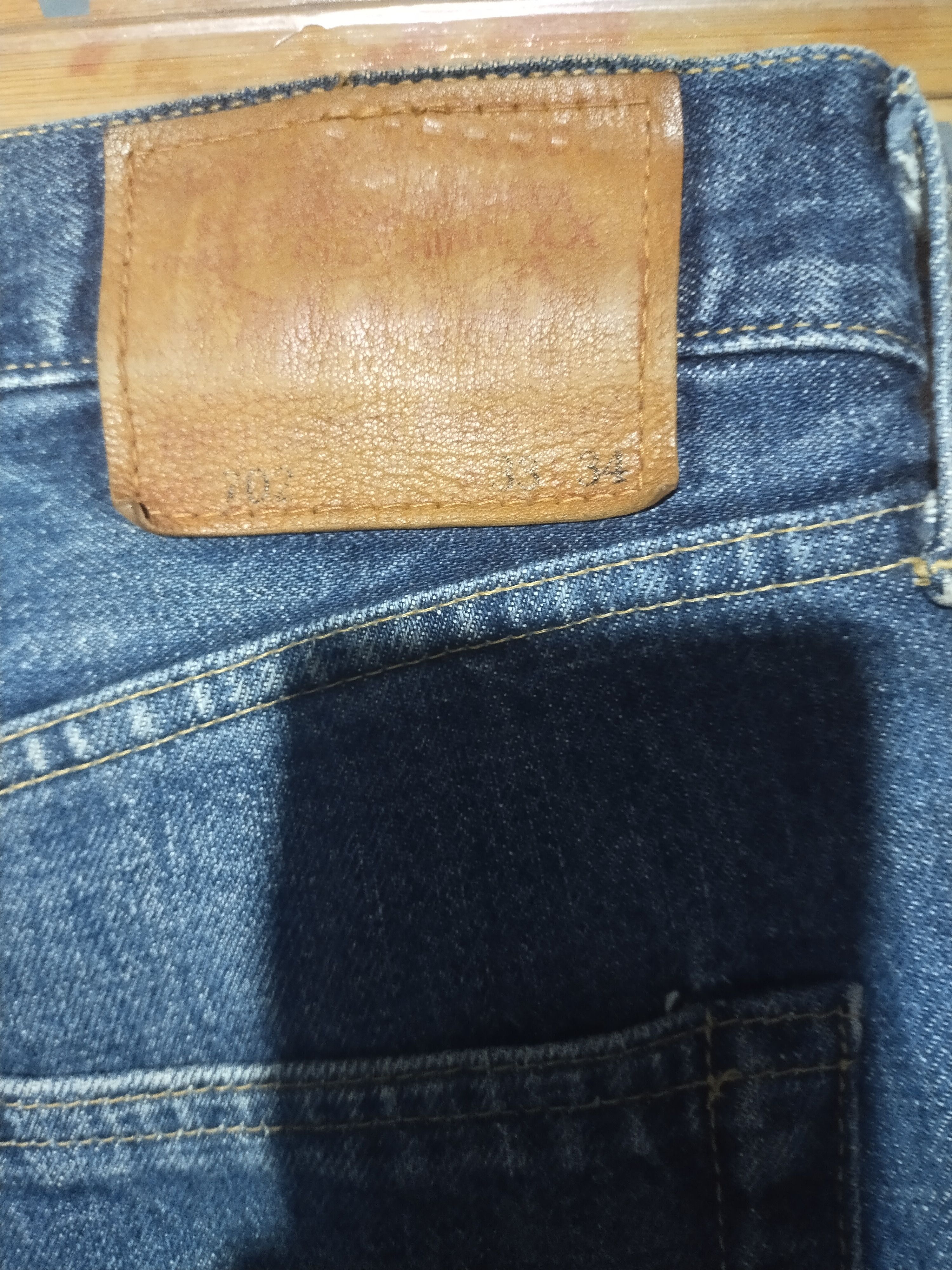 Vintage LEVIS 702 Big E "Japan" Sz 33"32" Size US 33 - 9 Thumbnail
