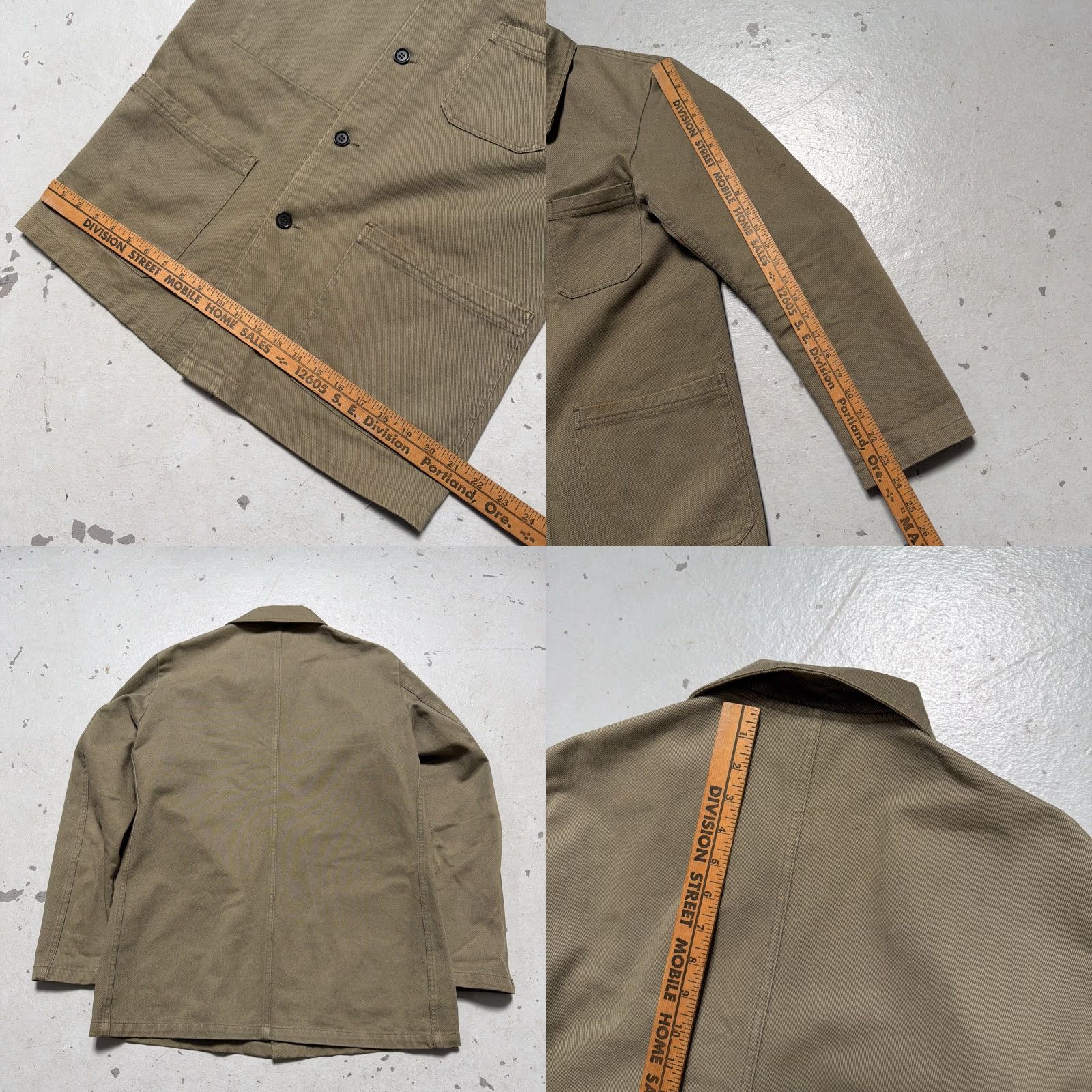 Vetra Vetra Chore Jacket Unisex Adults Regular 42 Cotton See Photos Distressed France Euro 42 Size US XS / EU 42 / 0 - 8 Thumbnail