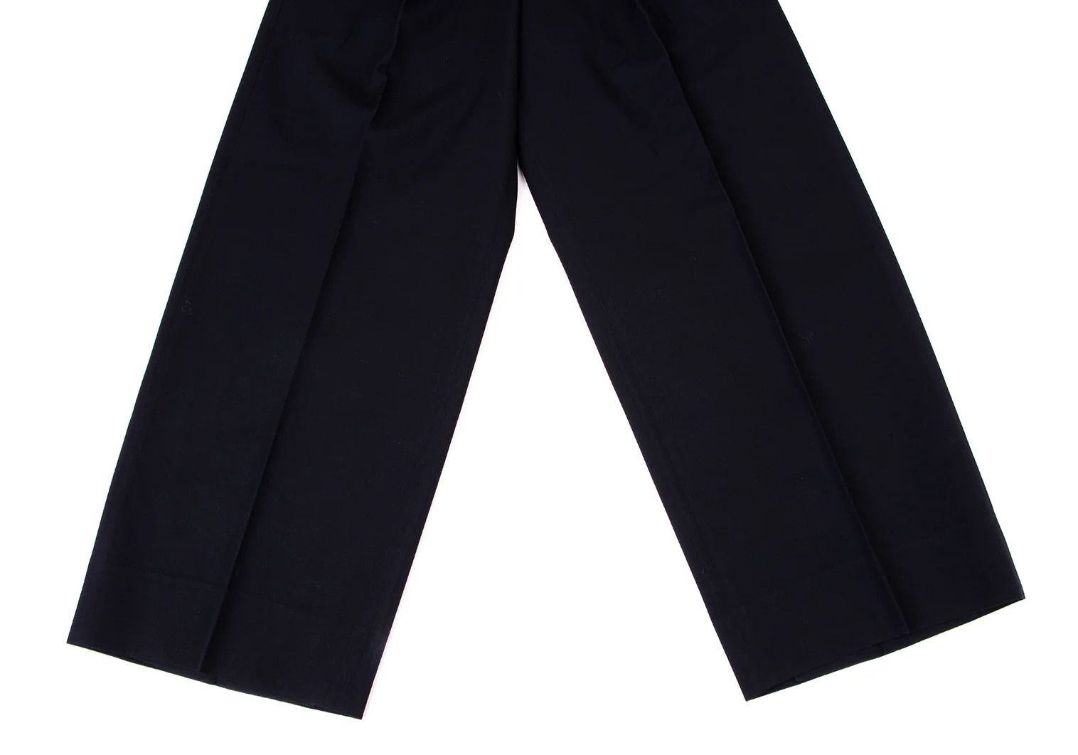 Comme des Garcons Homme Plus Wool Tuck Wide Pants in Navy, Size S Size US 30 / EU 46 - 8 Thumbnail