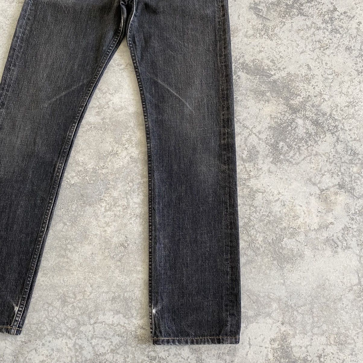 Levi's Vintage 90’s Levis 505 Washed Black Denim Jeans Size US 30 / EU 46 - 6 Thumbnail