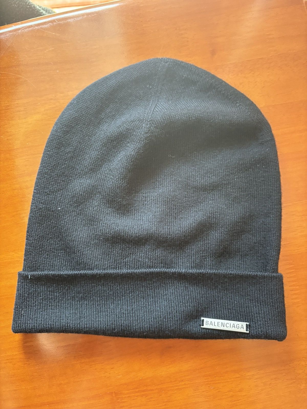 Balenciaga Metal Logo Beanie Size ONE SIZE - 1 Thumbnail