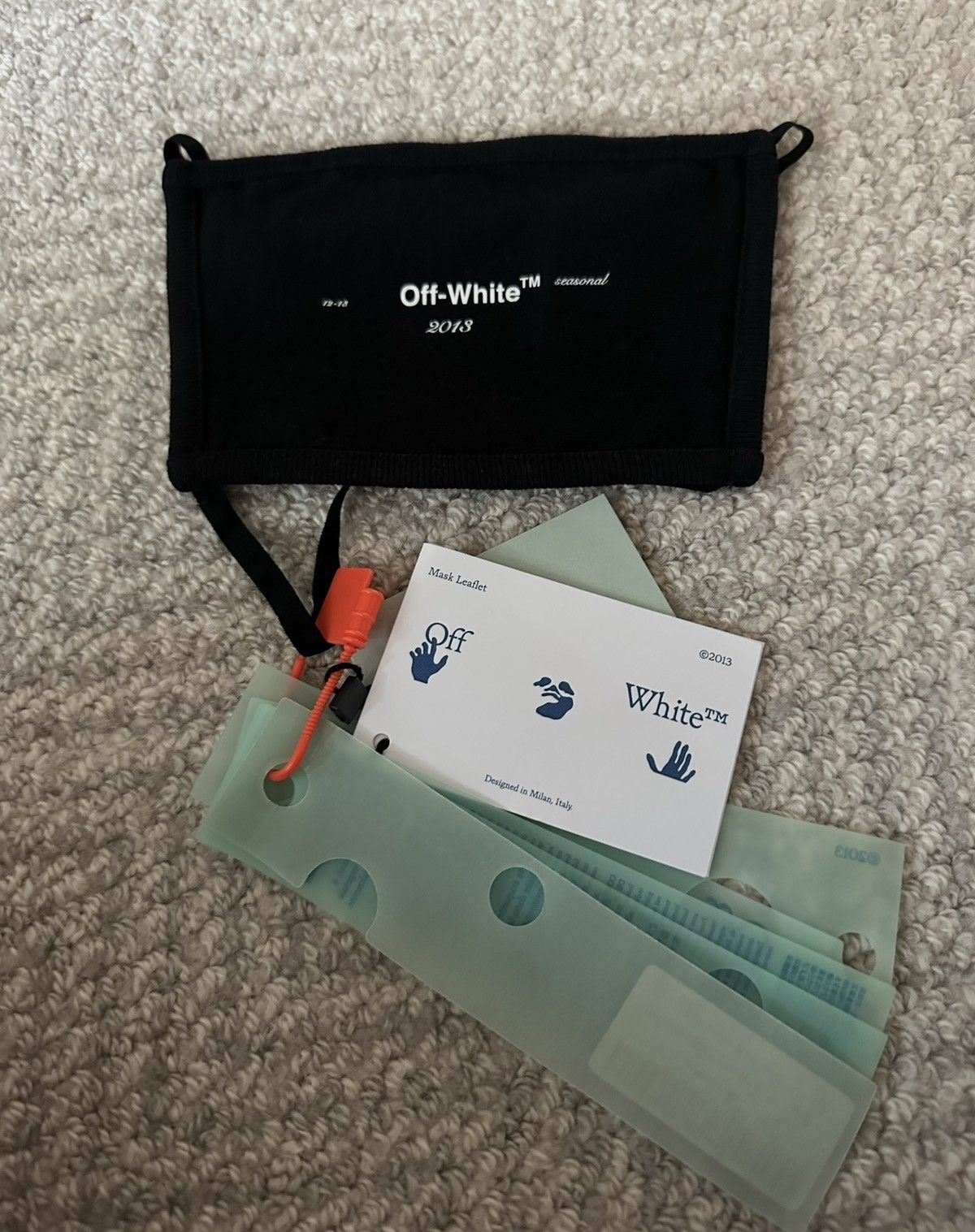 Off-White NWT Off-White Cotton Mask😷 Size ONE SIZE - 3 Thumbnail