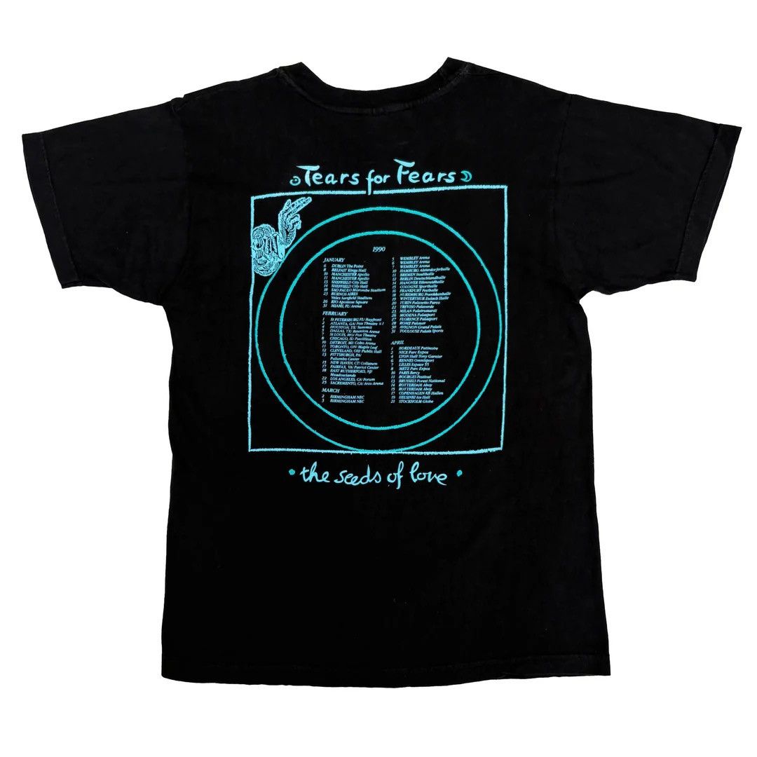 Band Tees × Vintage Tears For Fears 1990 90s Vintage Seeds Of Love Band T-Shirt Size US L / EU 52-54 / 3 - 2 Thumbnail