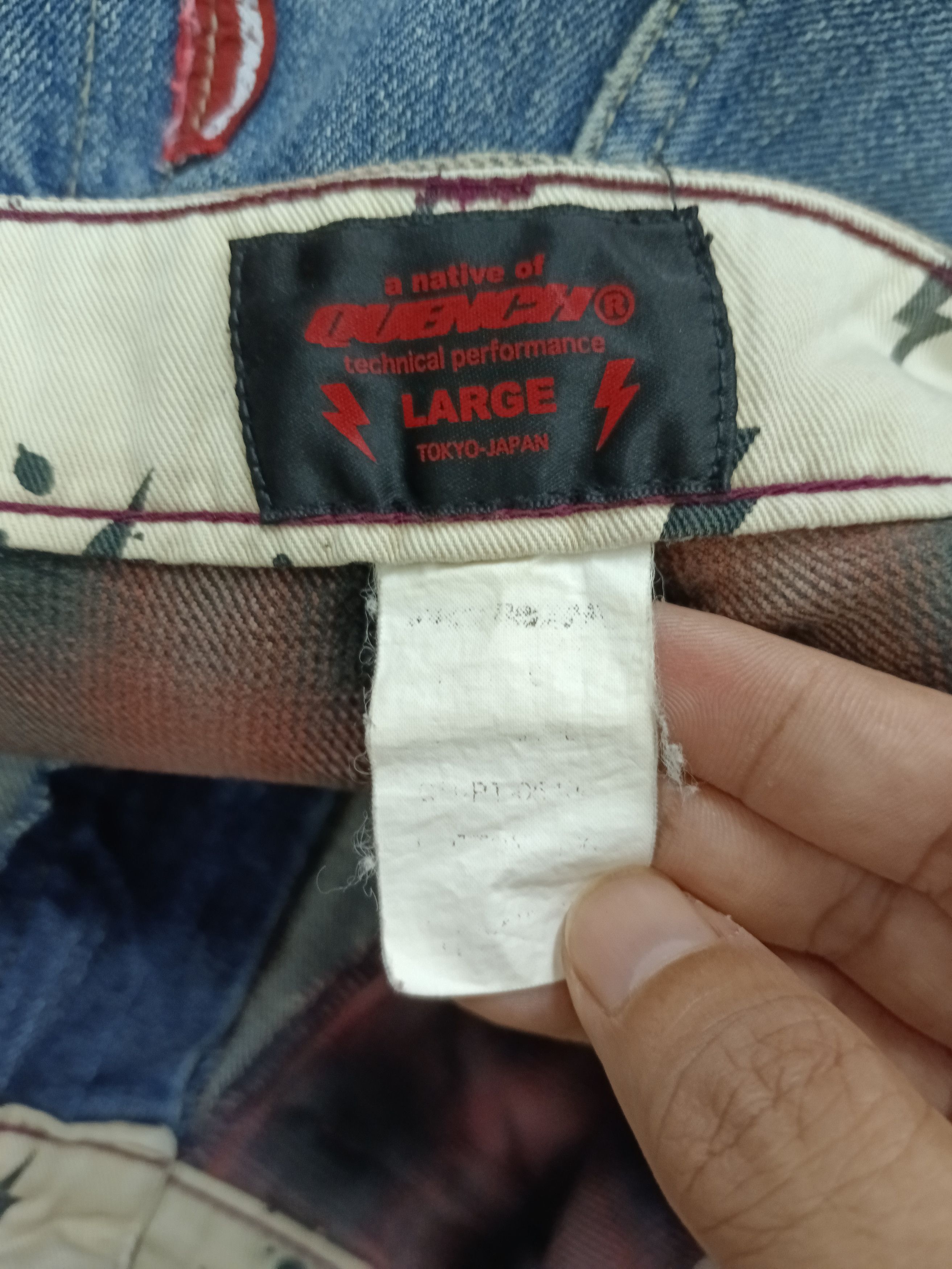 Japanese Brand SICK DOUBLE WAIST QUENCH TOKYO JAPAN Size US 32 / EU 48 - 7 Thumbnail