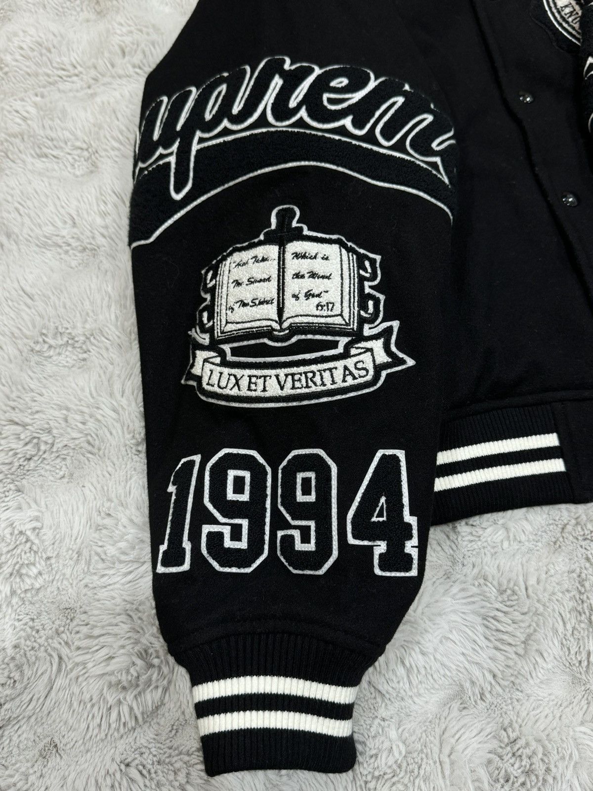 Supreme Supreme Veritas Varsity Jacket (Large) Size US L / EU 52-54 / 3 - 3 Thumbnail
