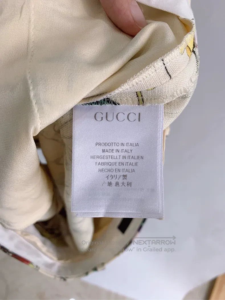 Gucci Gucci Floral beige shorts Size 27" / US 4 / IT 40 - 6 Thumbnail