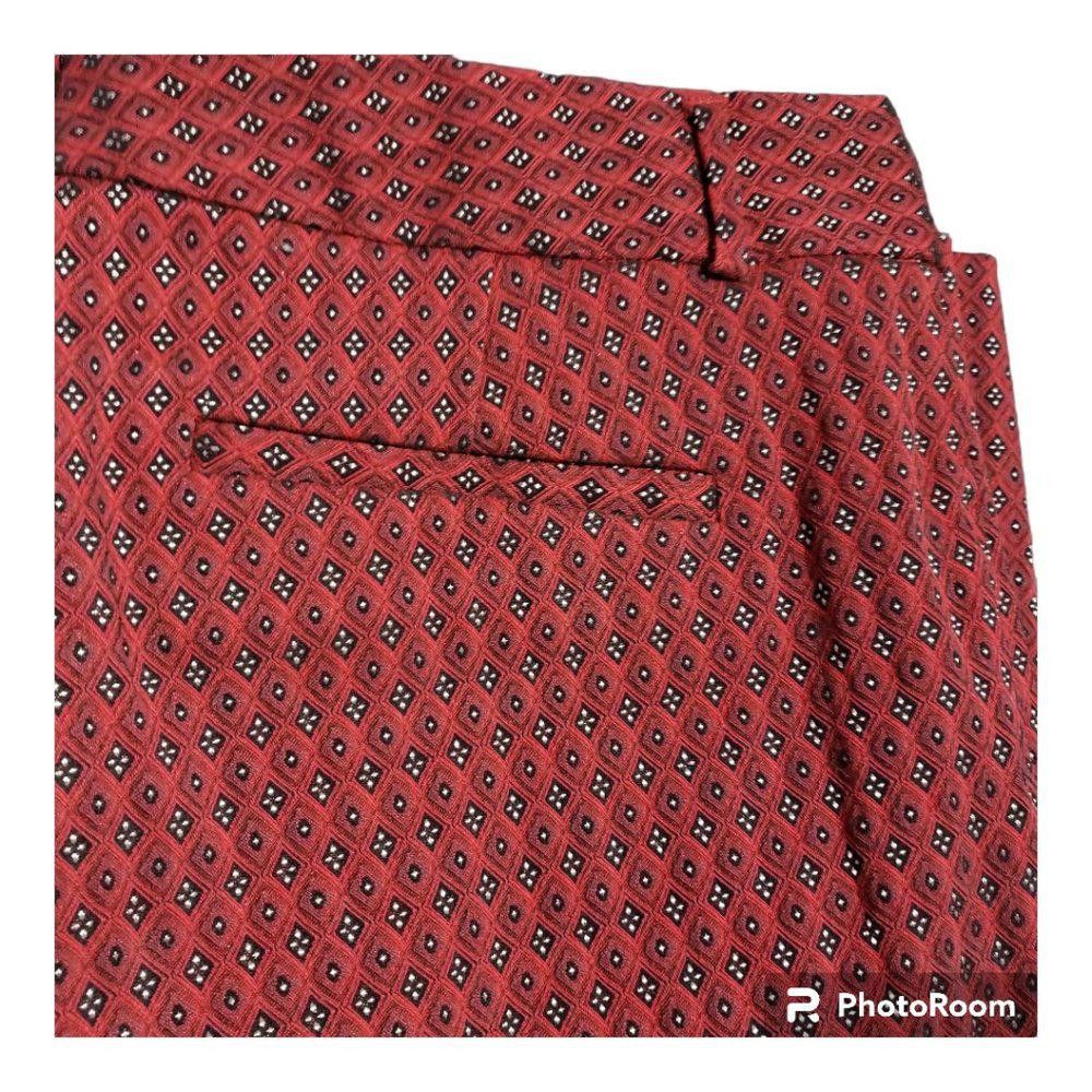 Banana Republic CT698 Banana Republic Ladies Red & Black Pant 12 Size 34" / US 12 / IT 48 - 7 Thumbnail