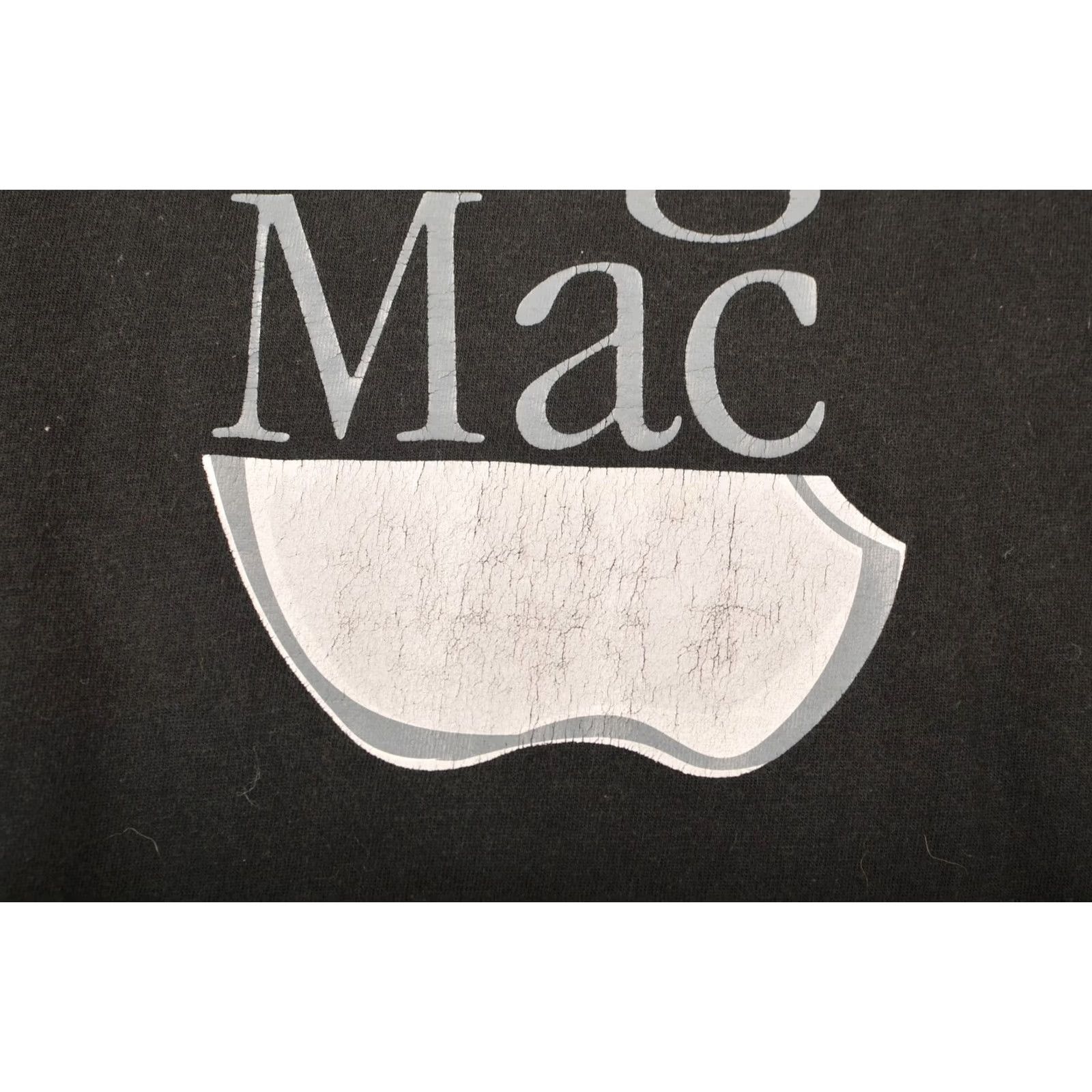 Jerzees Jerzees Andy Warhol Big Mac Apple Vintage Humor T-Shirt Tee Size S Mens Black XS? Size US S / EU 44-46 / 1 - 3 Thumbnail