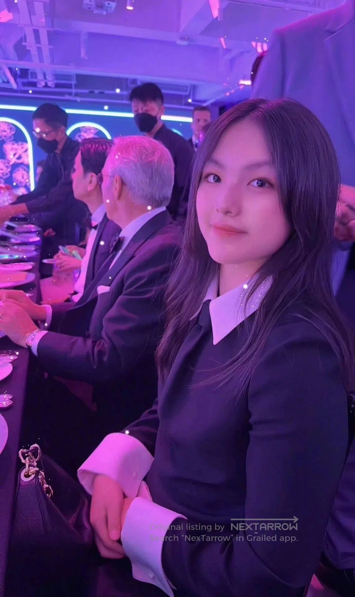 Valentino Valentino White Collar Black Dress. Size US 26 / EU 42 - 8 Thumbnail
