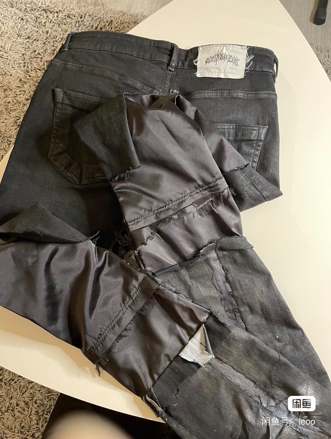 Rick Owens Rick Owens x Swampgod SAMPLE flared jeans Size US 31 - 7 Thumbnail
