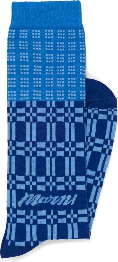 Marni o1w1db10824 Size: OS / Socks in Blue Size ONE SIZE - 2 Thumbnail