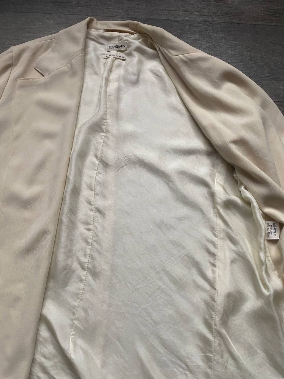 Hermes Women's Vintage HERMES Suit Set Size 46, silk 100% Size XL / US 12-14 / IT 48-50 - 16 Thumbnail