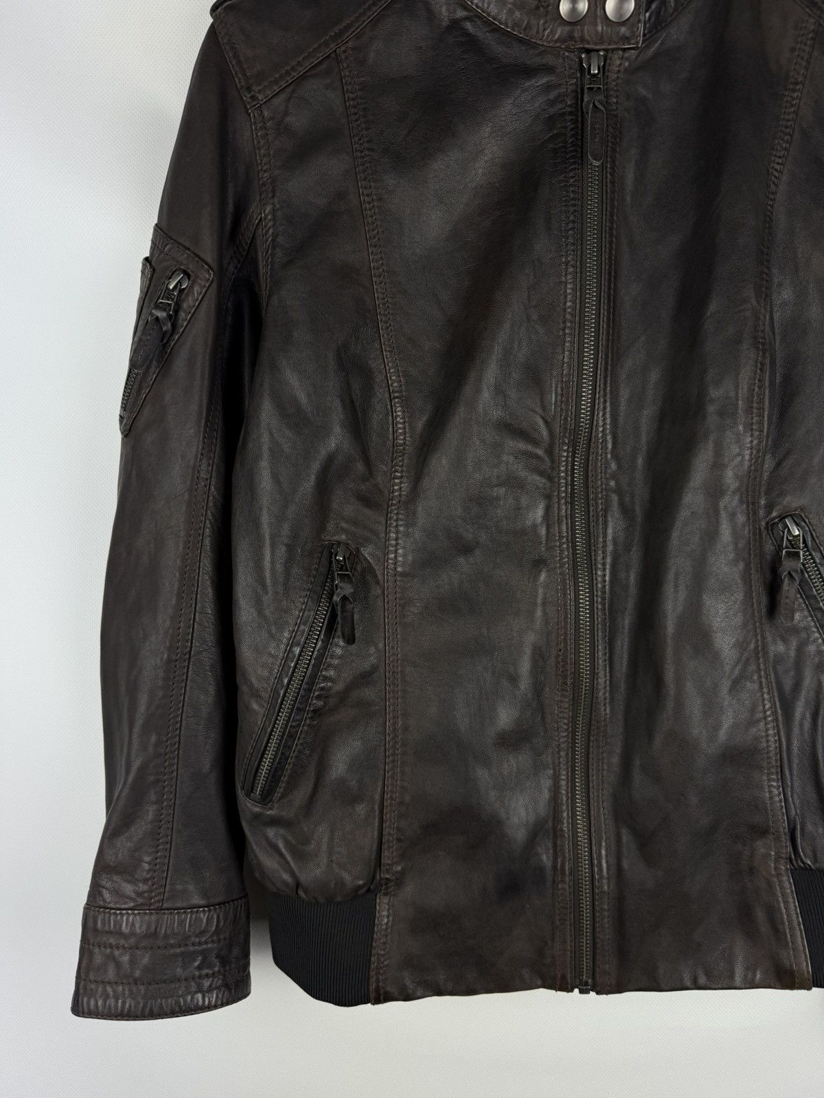 BMW BMW Motorrad Ladies Lamb Leather Motorcycle Jacket Size M Size M / US 6-8 / IT 42-44 - 7 Thumbnail