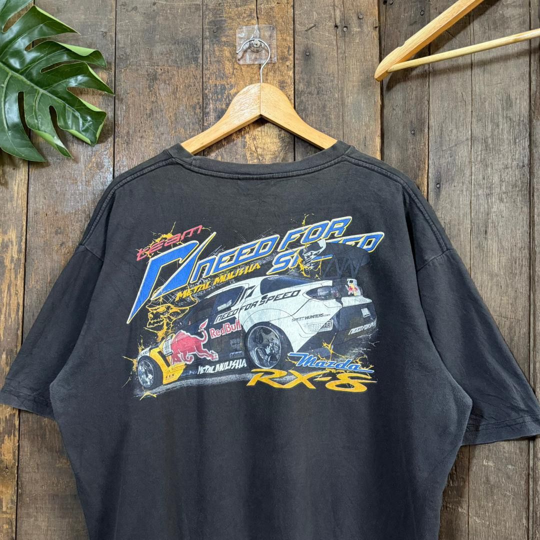 Vintage Vintage Fullscale Need For Speed Mazda Rx8 Tshirt Size US XL / EU 56 / 4 - 3 Thumbnail