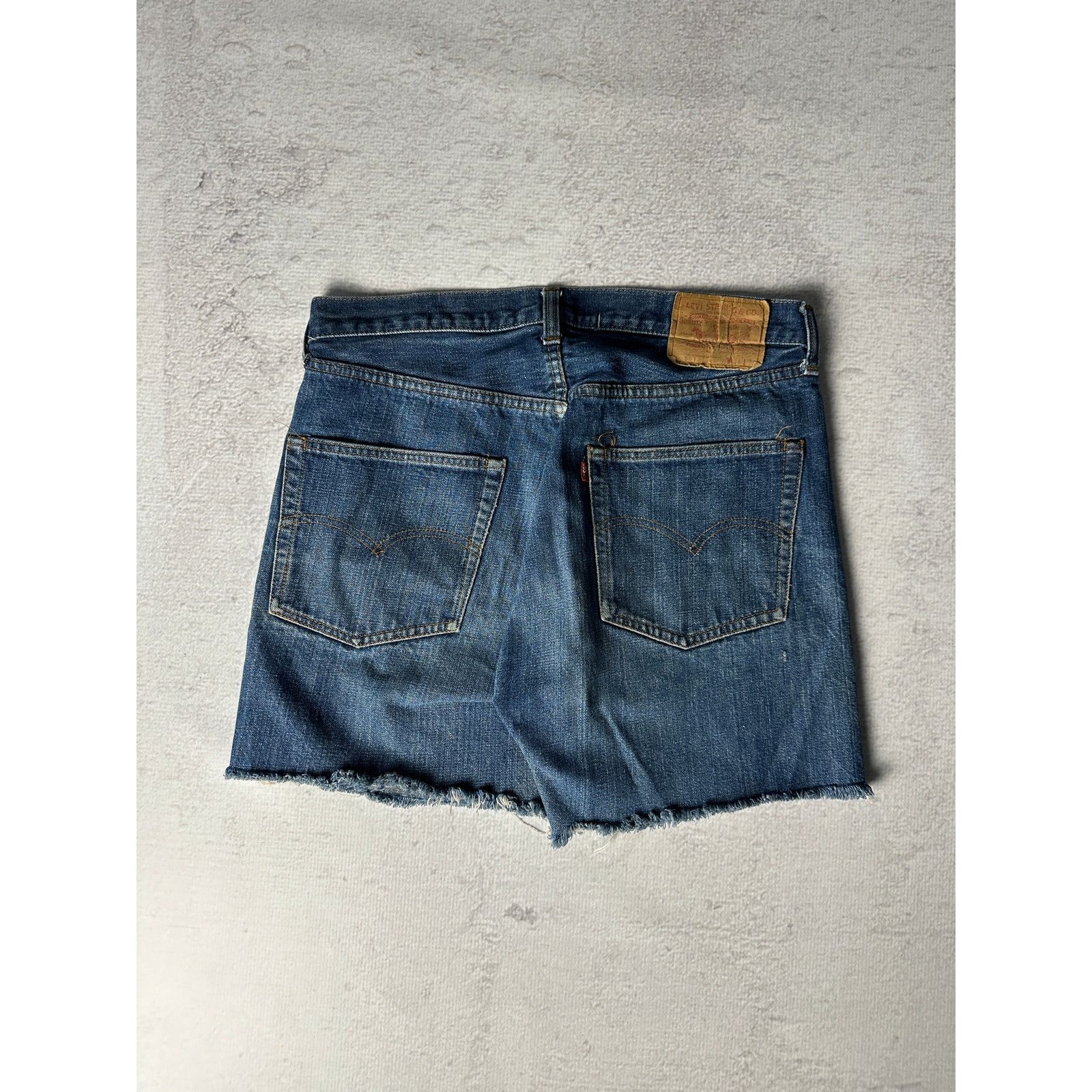 Levi's Vintage Levis 501 Blue Jean Shorts - Women's 34W5L Size 34" / US 12 / IT 48 - 2 Thumbnail