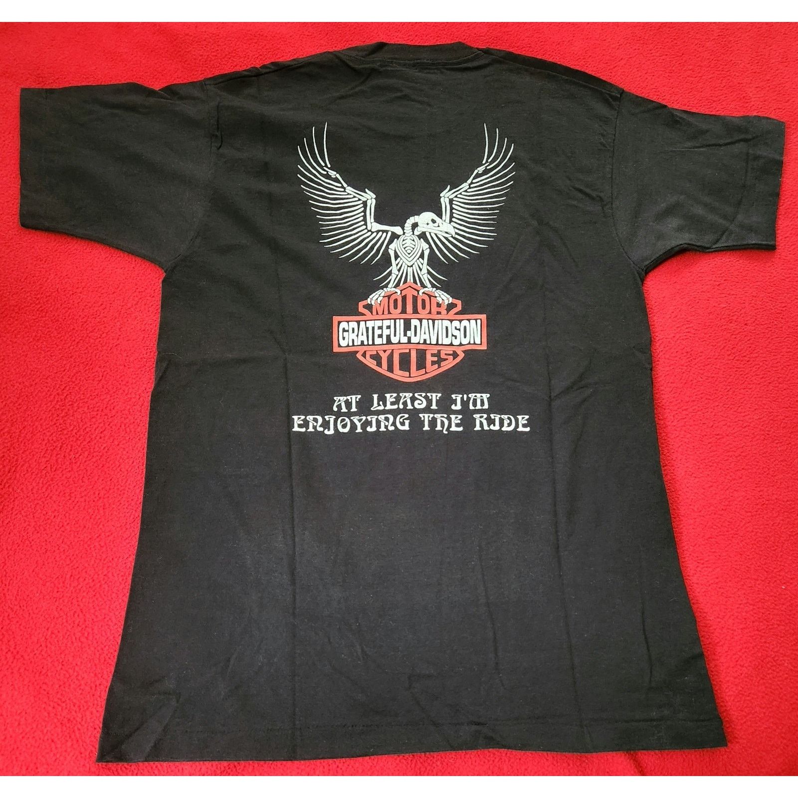 Fruit Of The Loom Authentic "Grateful-Davidson" Motor Cycles Vintage Shirt LRG Size US L / EU 52-54 / 3 - 1 Thumbnail